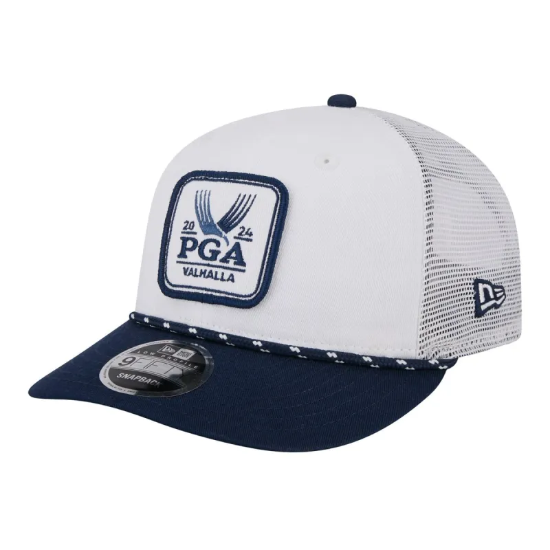 New Era 2024 PGA Championship Trucker Hat in Grey and Navy sold by PGA Tour