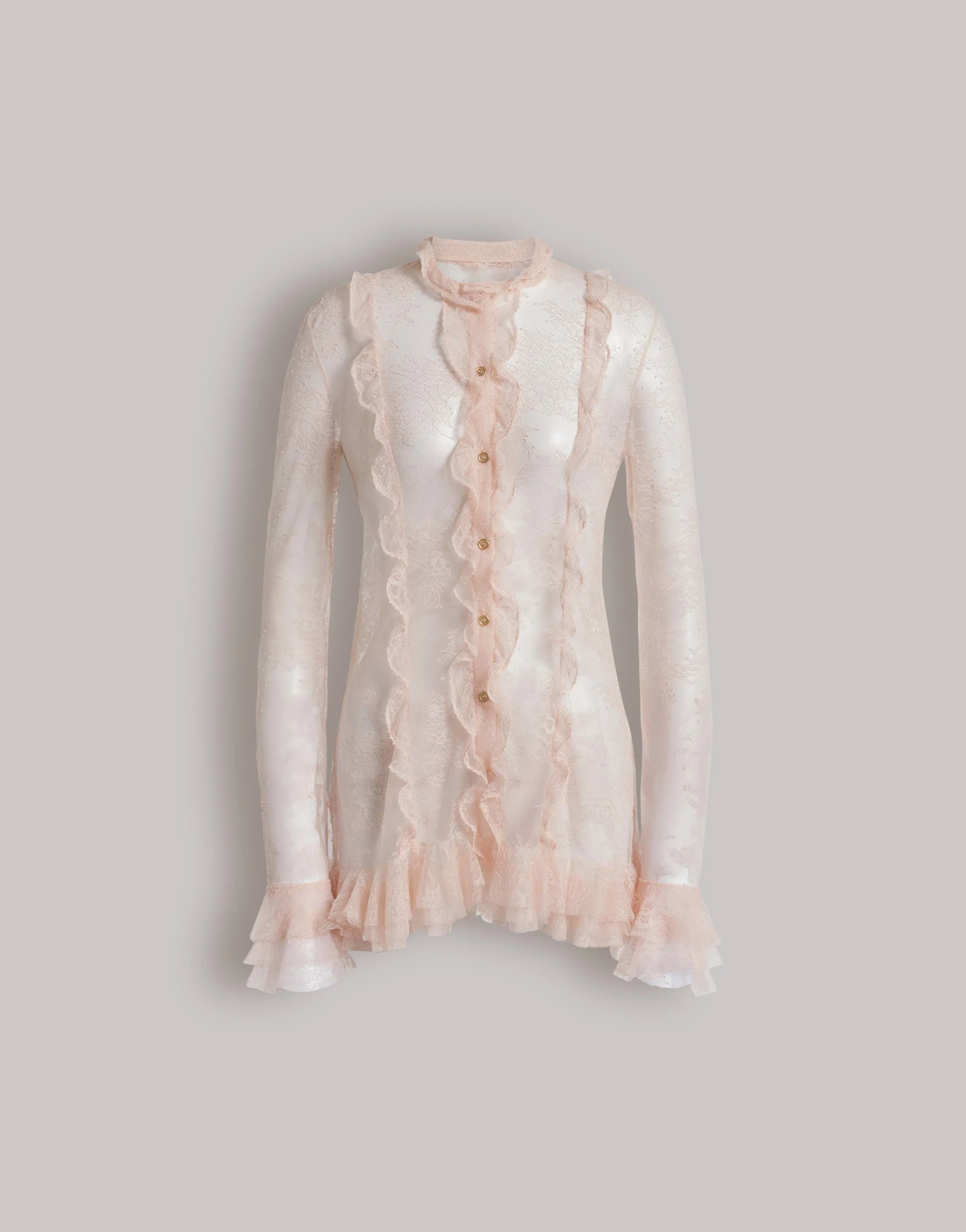 Blusa in pizzo trasparente sold by Philosophy di Lorenzo Serafini product image thumbnail 4