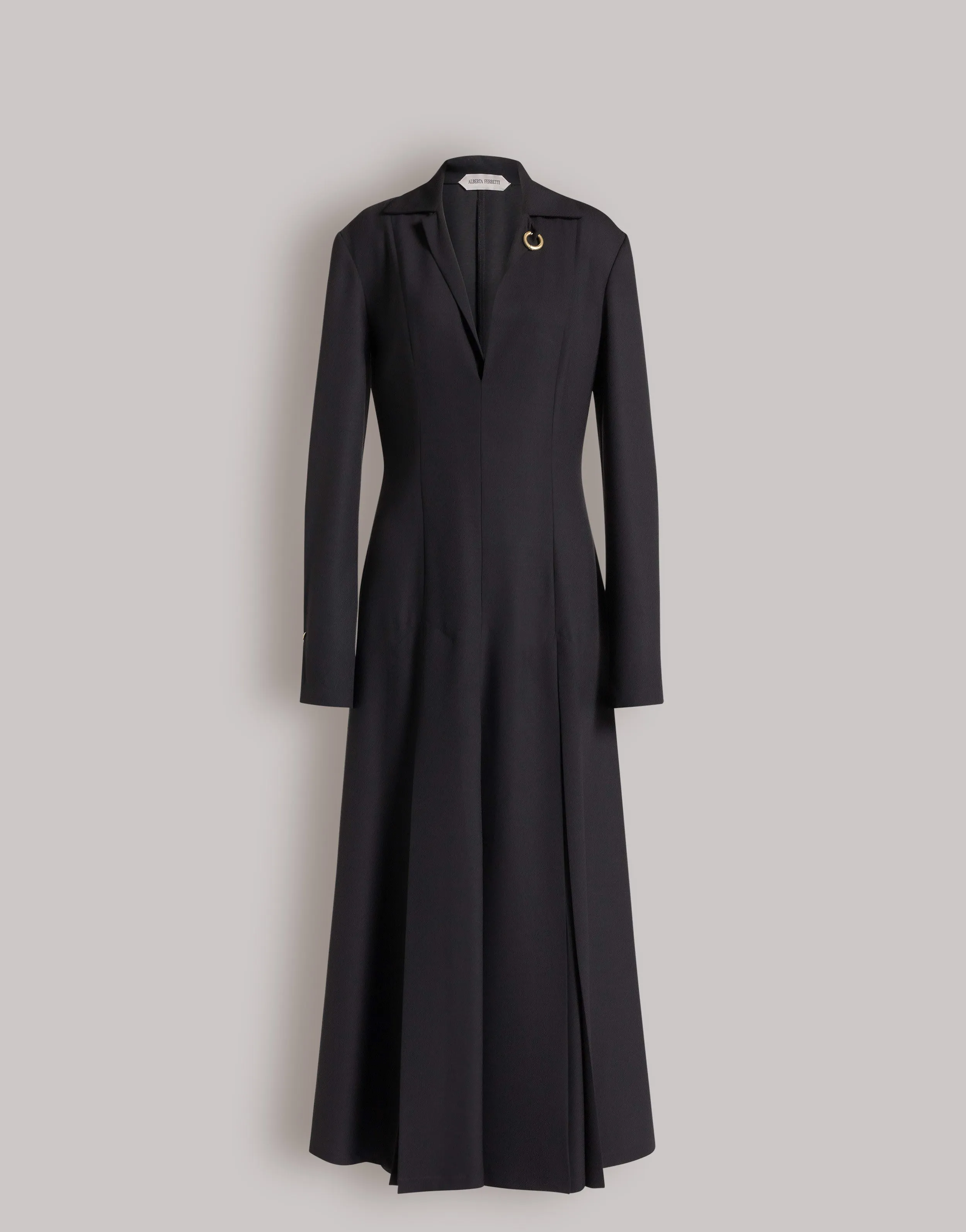 Abito lungo in lana con piercing sold by Philosophy di Lorenzo Serafini product image thumbnail 4