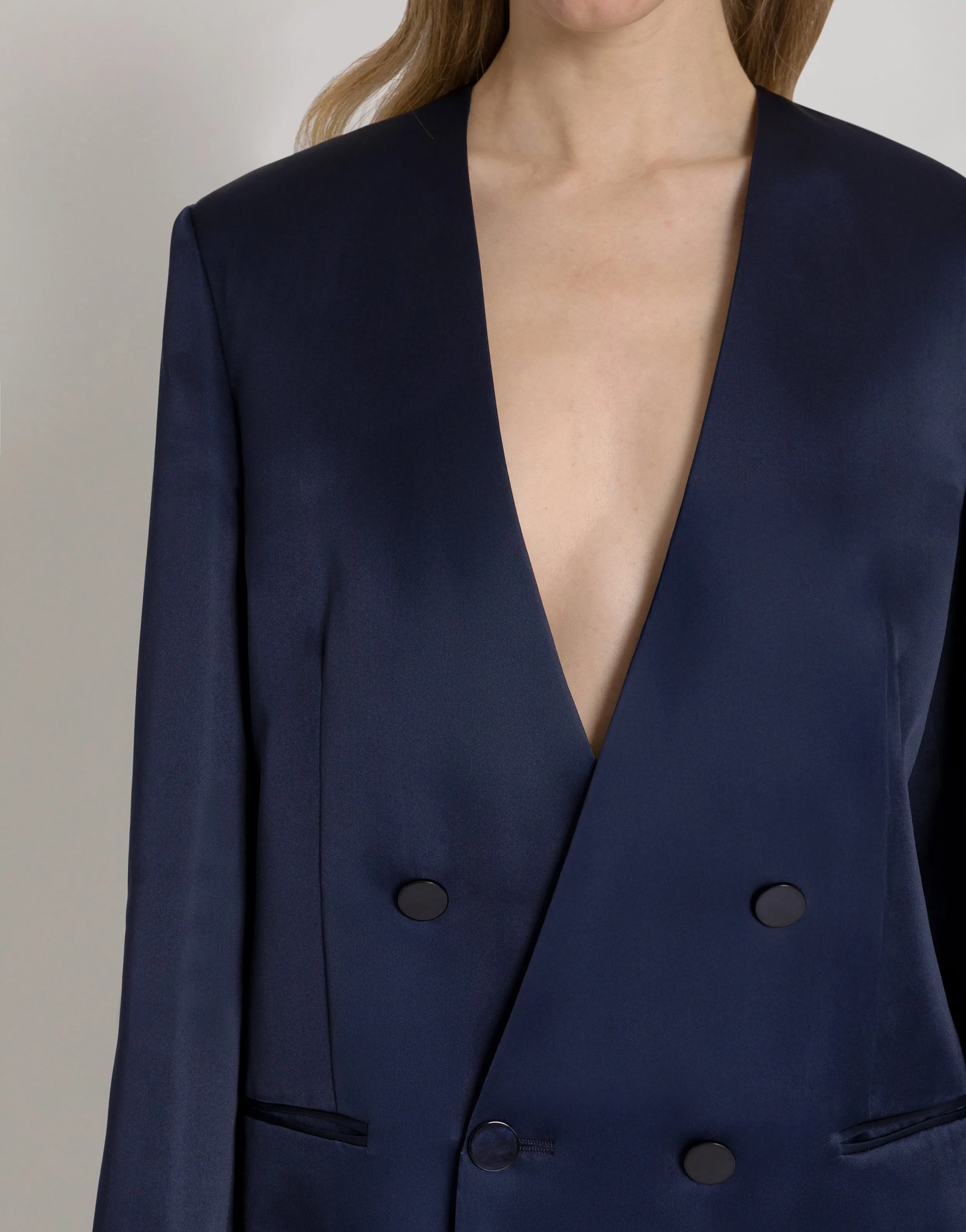 Giacca doppiopetto in organza di seta sold by Philosophy di Lorenzo Serafini product image thumbnail 4