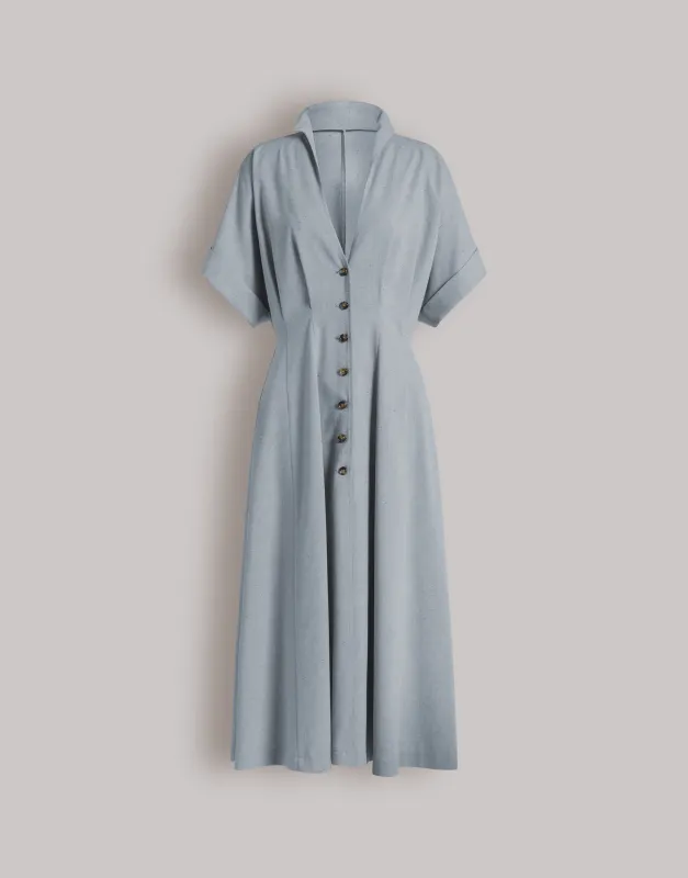 Abito camicia in tweed sold by Philosophy di Lorenzo Serafini