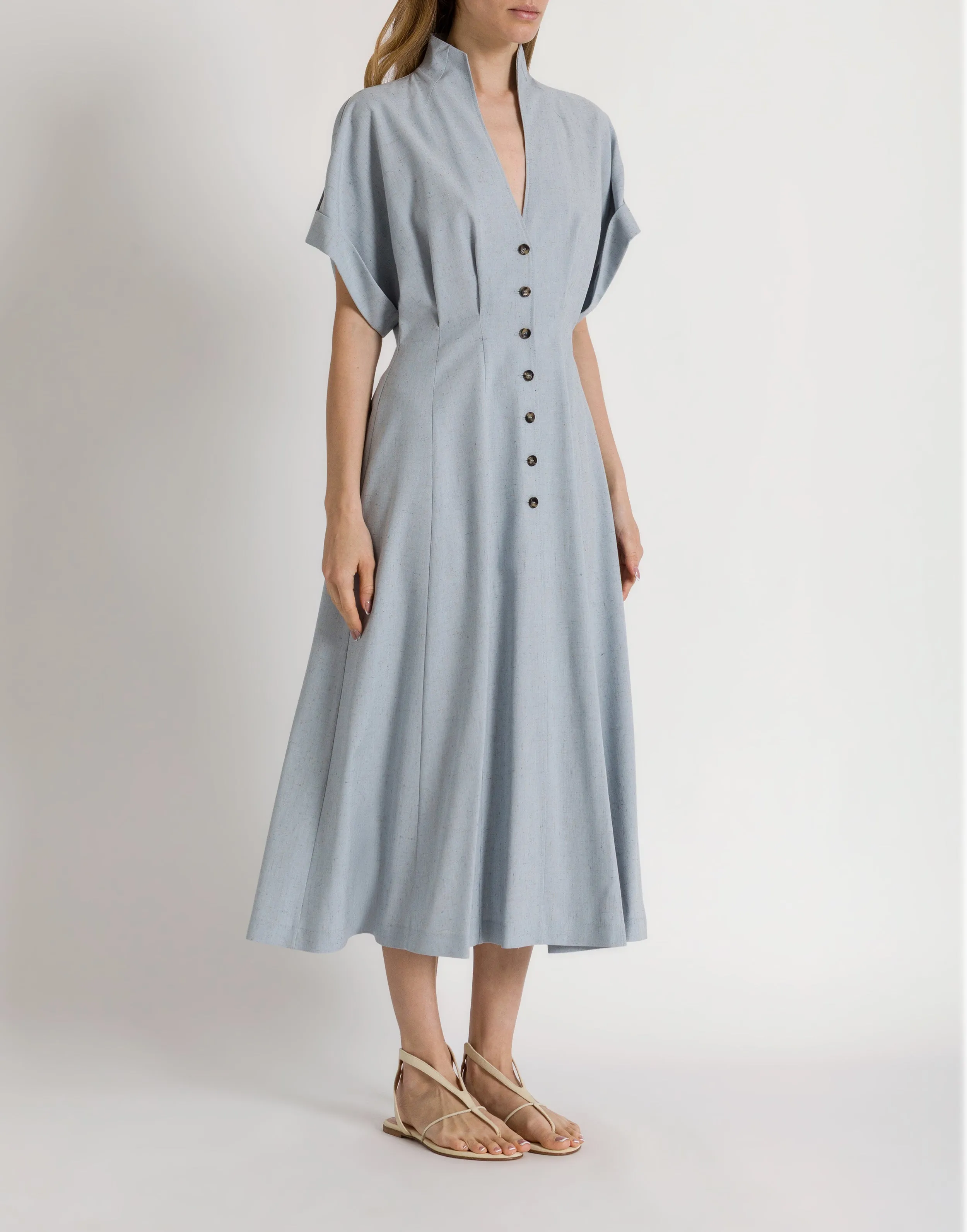 Abito camicia in tweed sold by Philosophy product image thumbnail 2