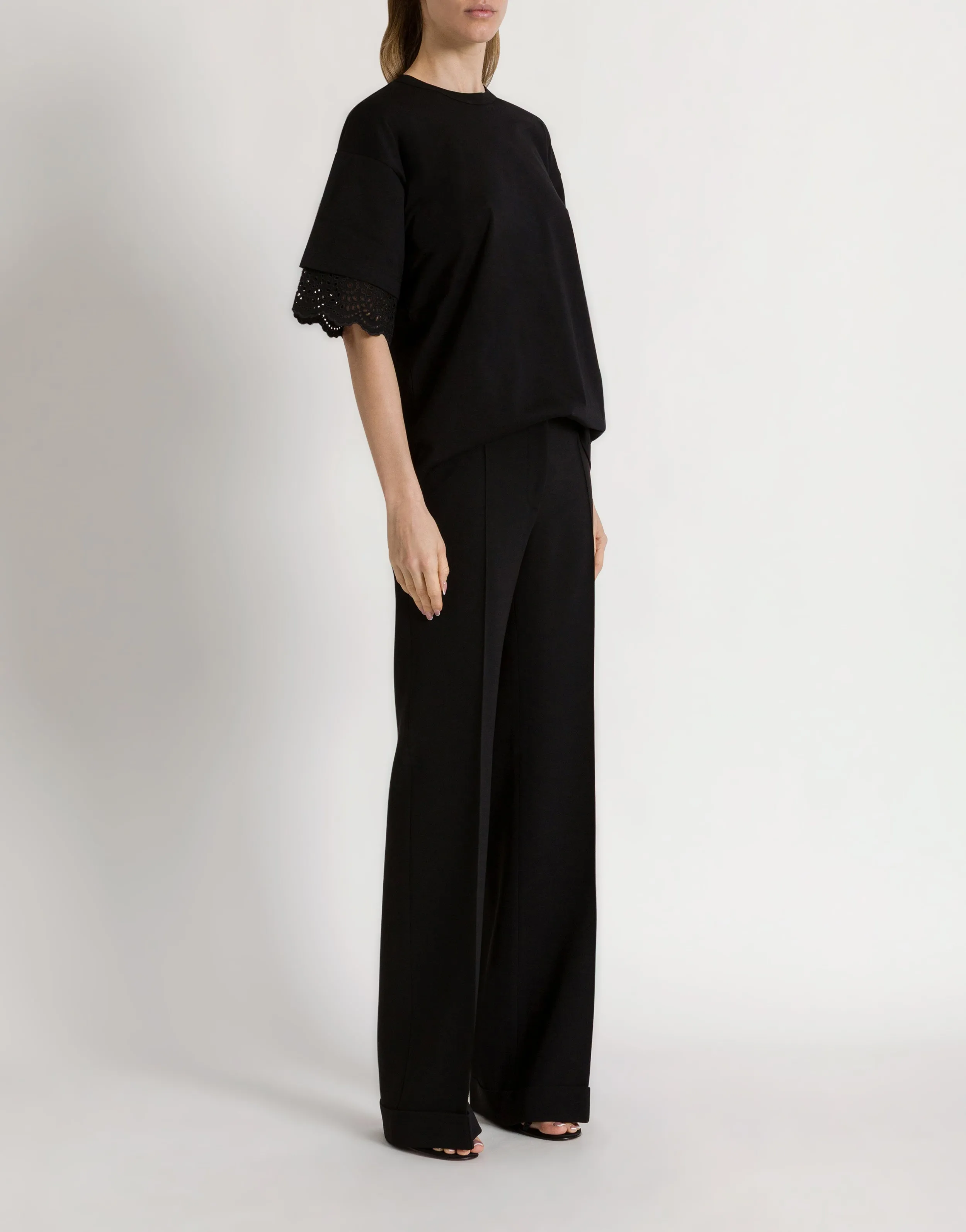 T-shirt con maniche in pizzo San Gallo sold by Philosophy product image thumbnail 2