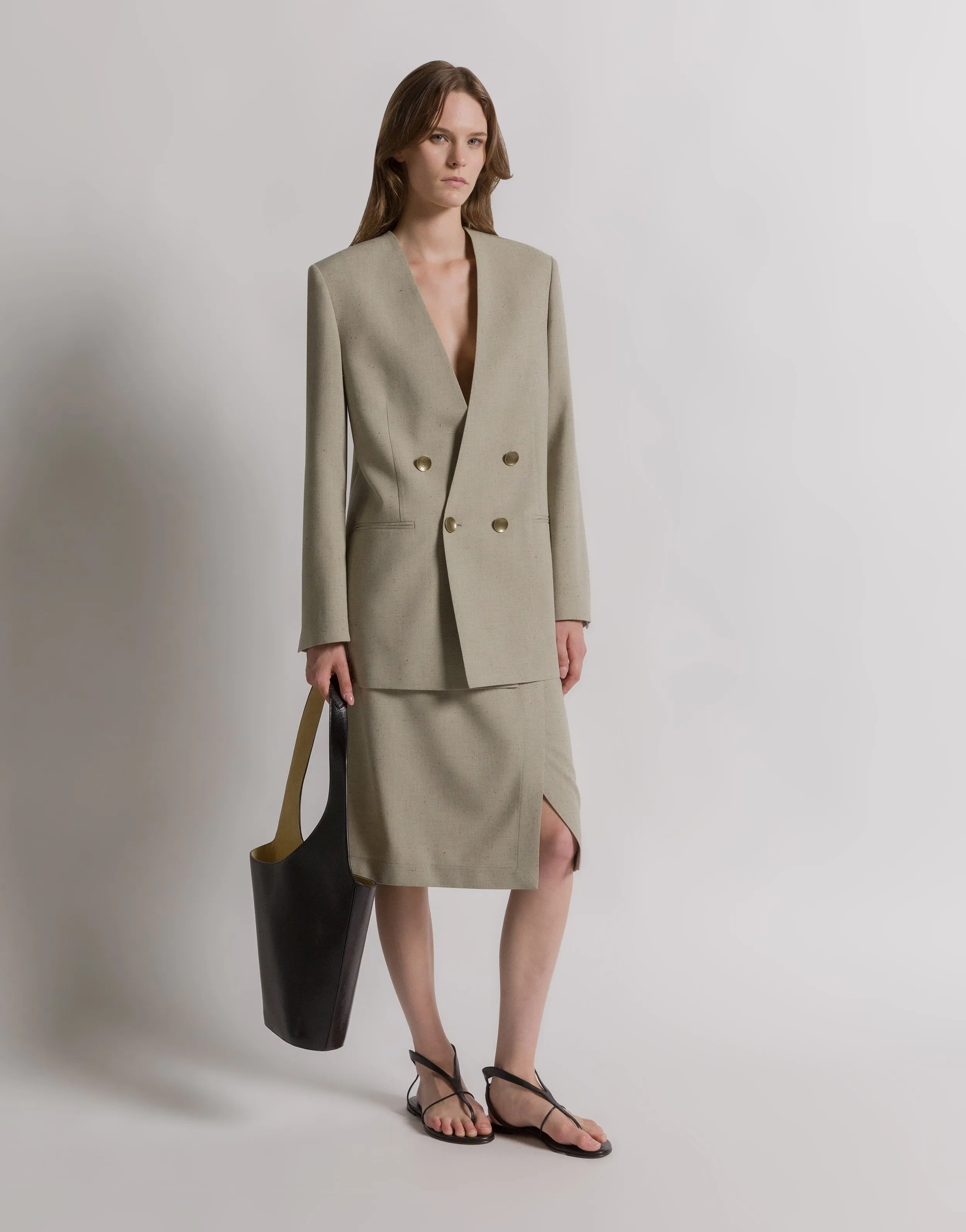 Giacca doppiopetto in tweed sold by Philosophy product image thumbnail 2