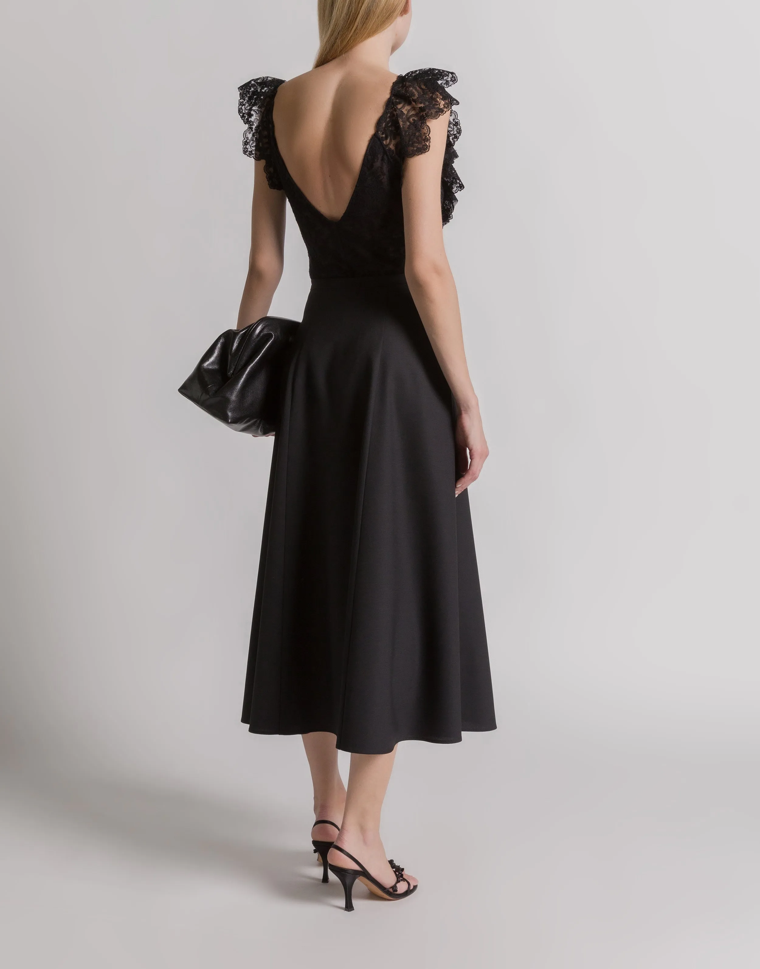 Gonna a ruota in lana tropicale sold by Philosophy di Lorenzo Serafini product image thumbnail 3