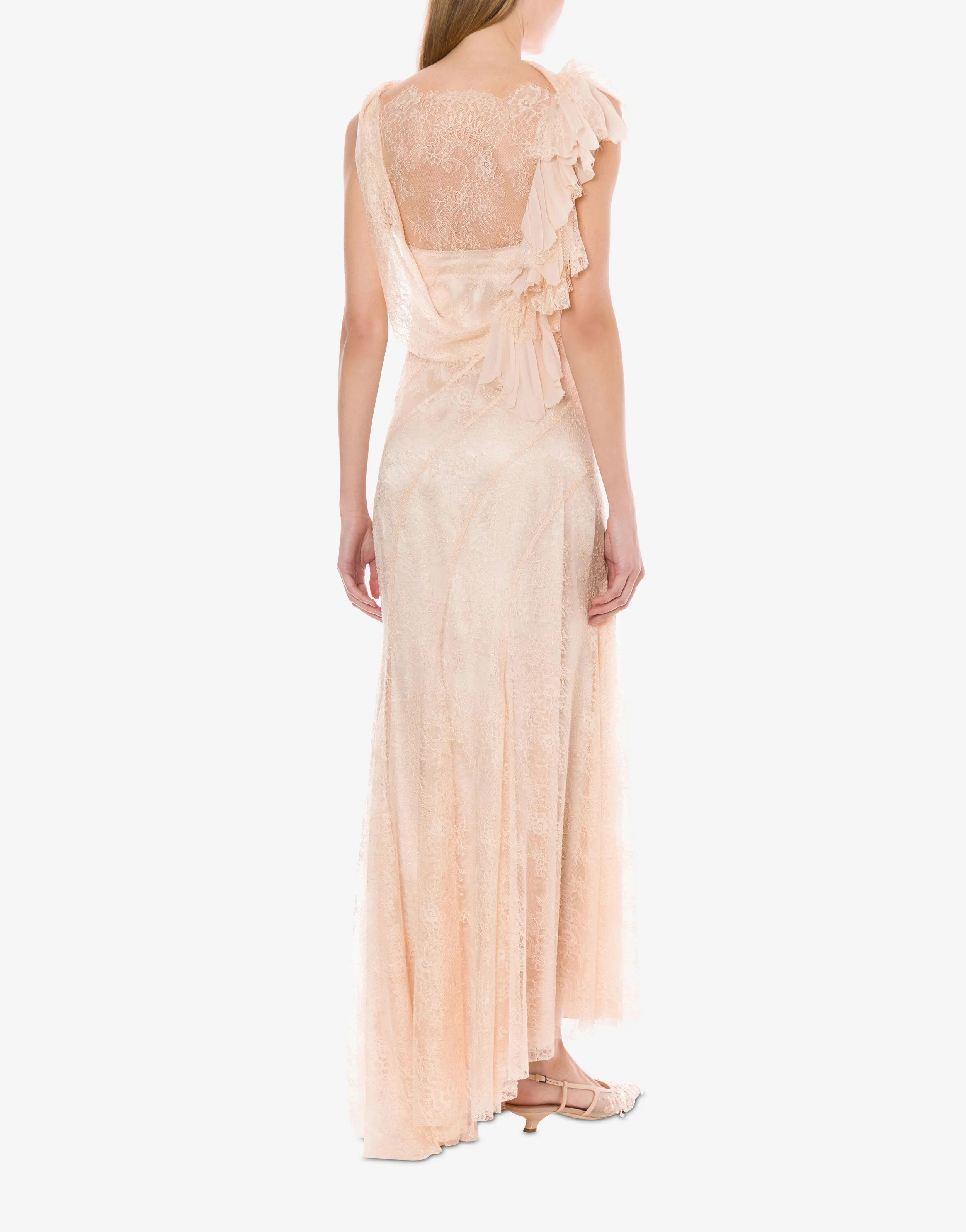 Abito in pizzo con volant e schiena scoperta sold by Philosophy product image thumbnail 3