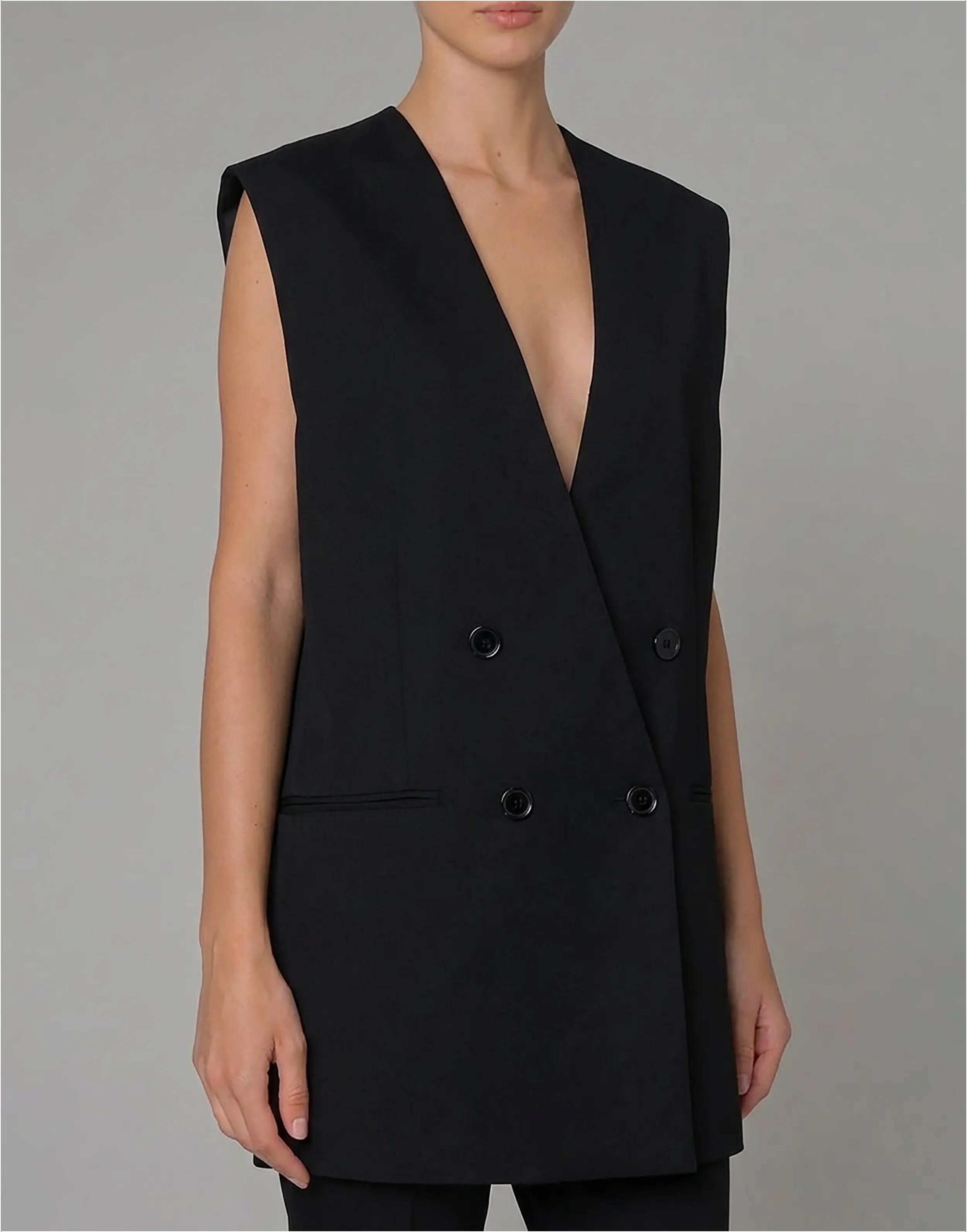 Gilet doppiopetto oversize sold by Philosophy di Lorenzo Serafini product image thumbnail 2