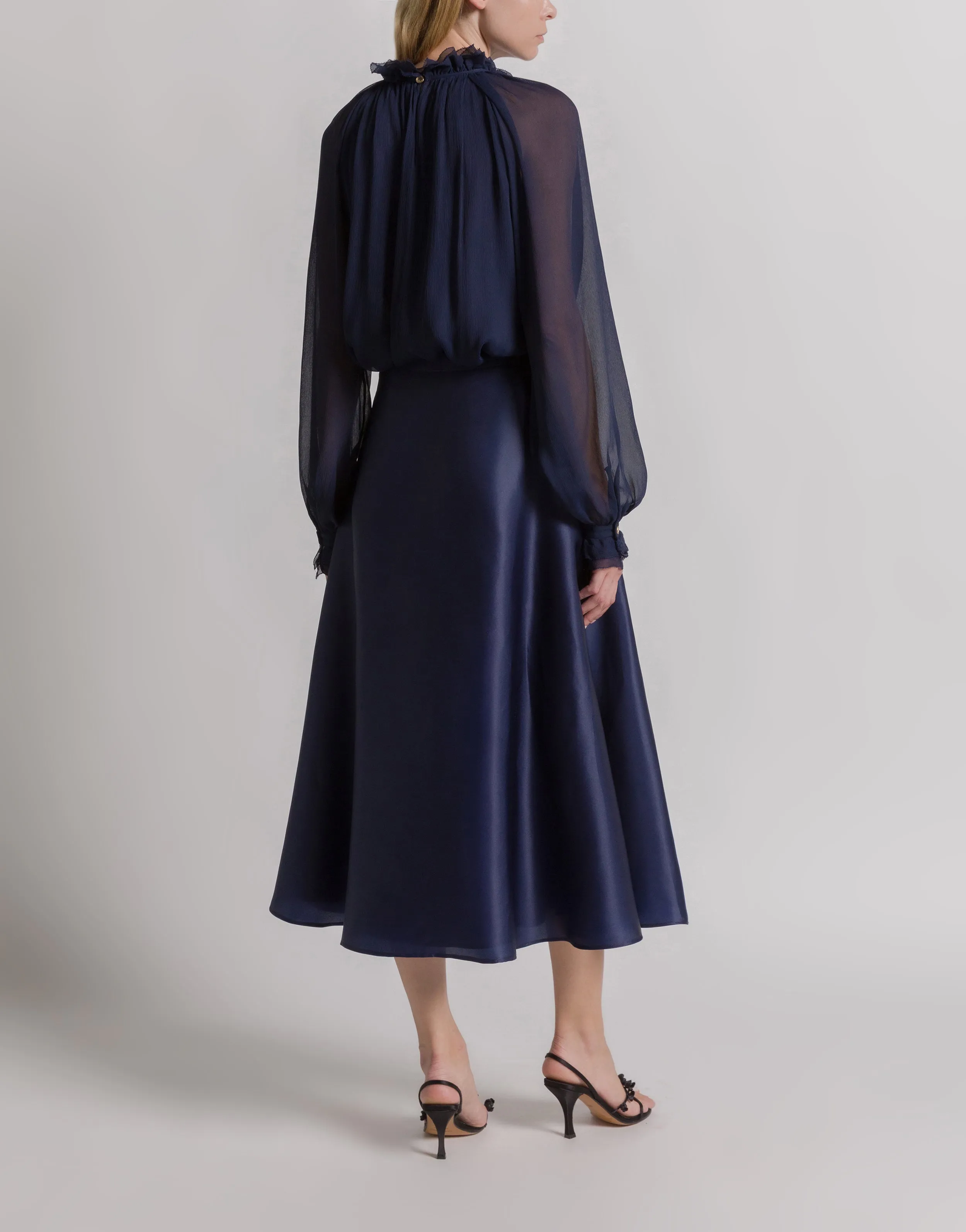 Gonna a ruota in organza di seta sold by Philosophy di Lorenzo Serafini product image thumbnail 3