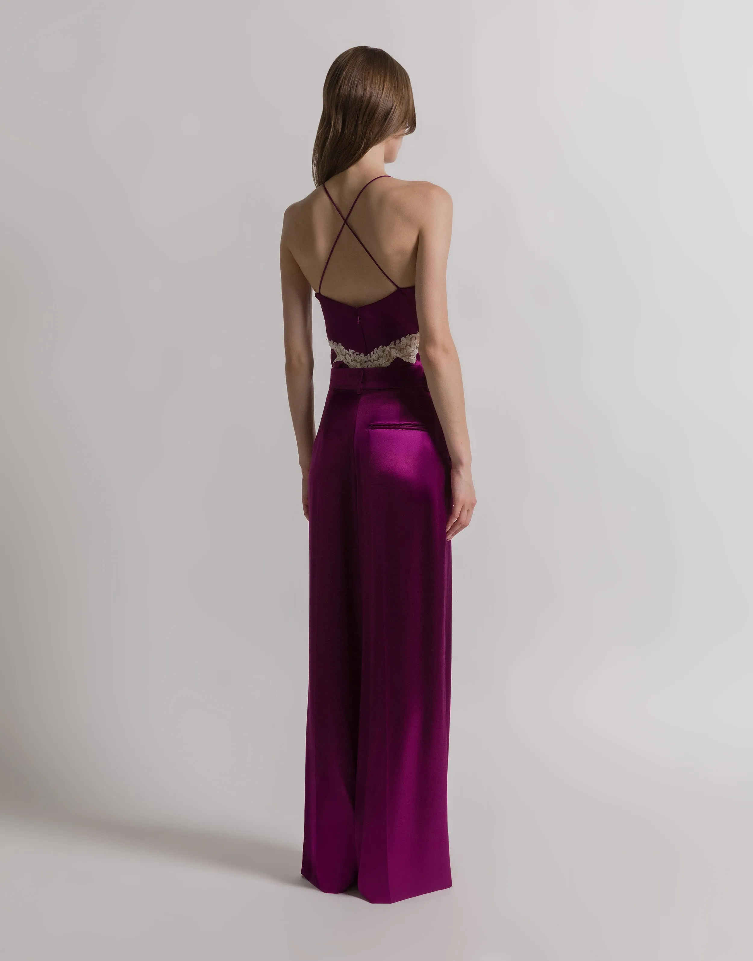 Top in raso con pizzo sold by Philosophy product image thumbnail 3