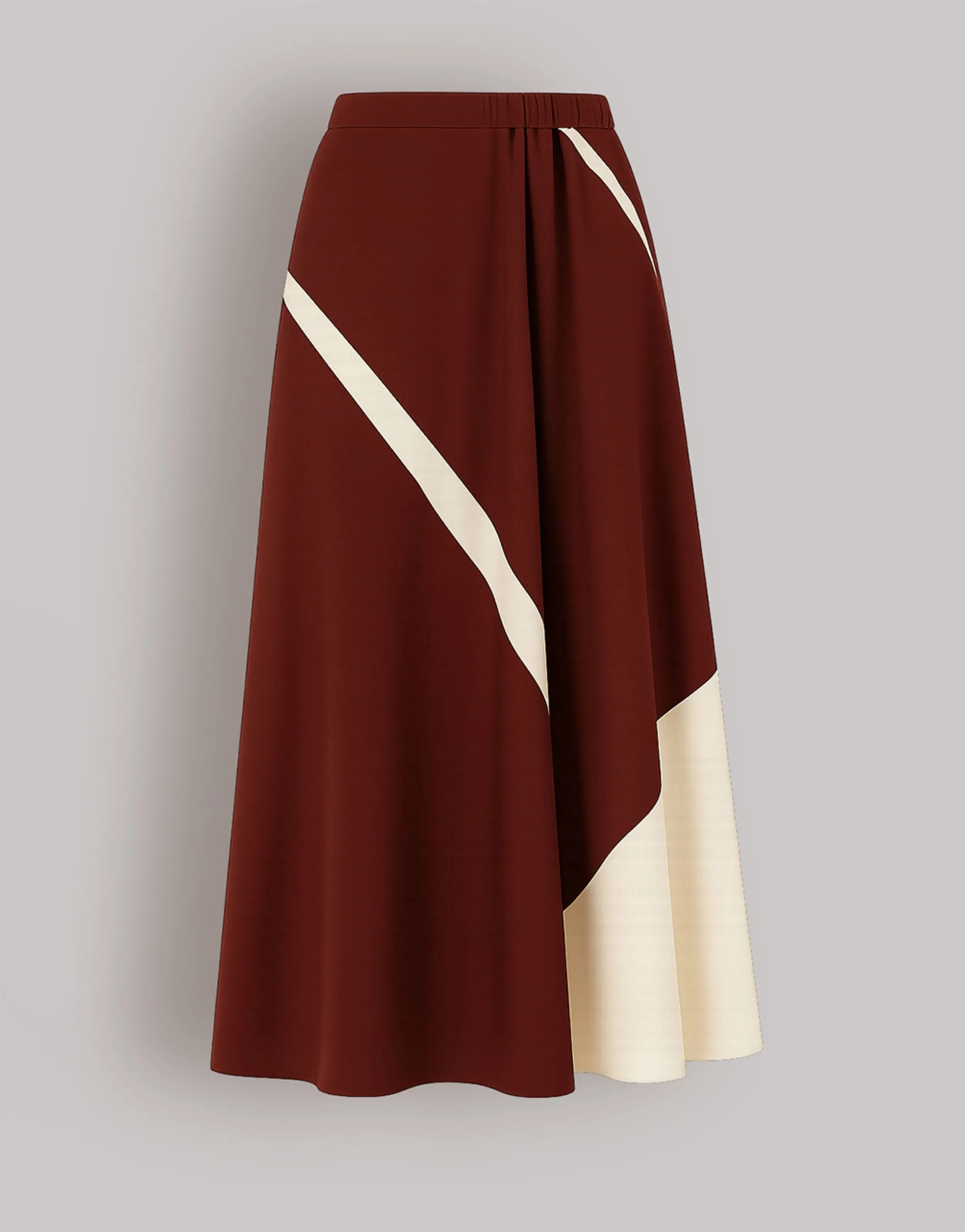 Gonna in twill di viscosa stampato sold by Philosophy