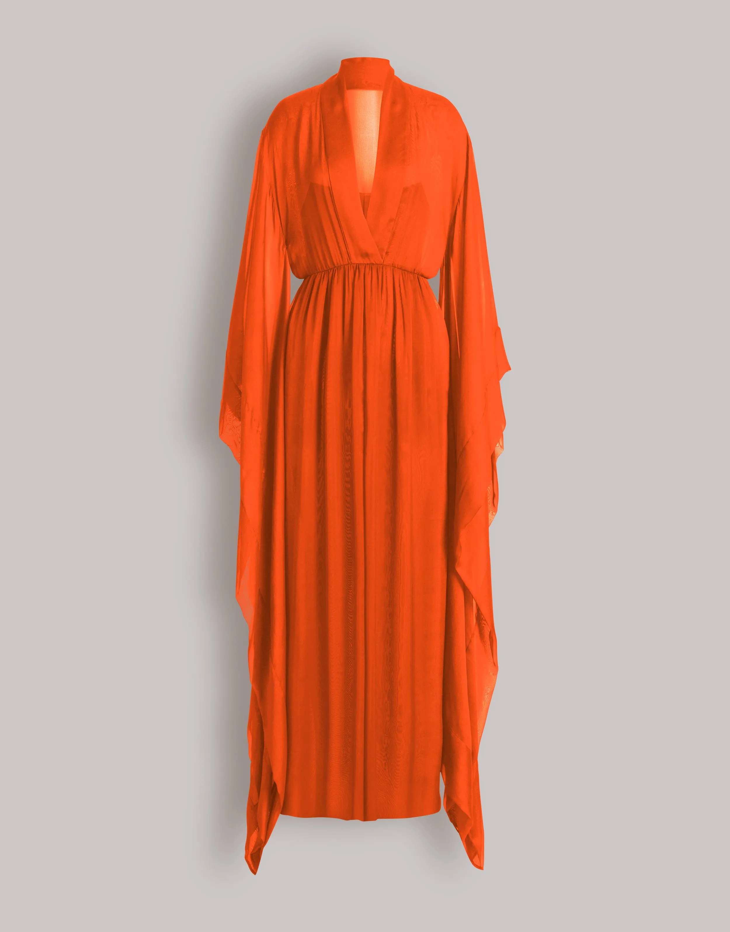 Abito lungo in seta con maniche ampie sold by Philosophy di Lorenzo Serafini