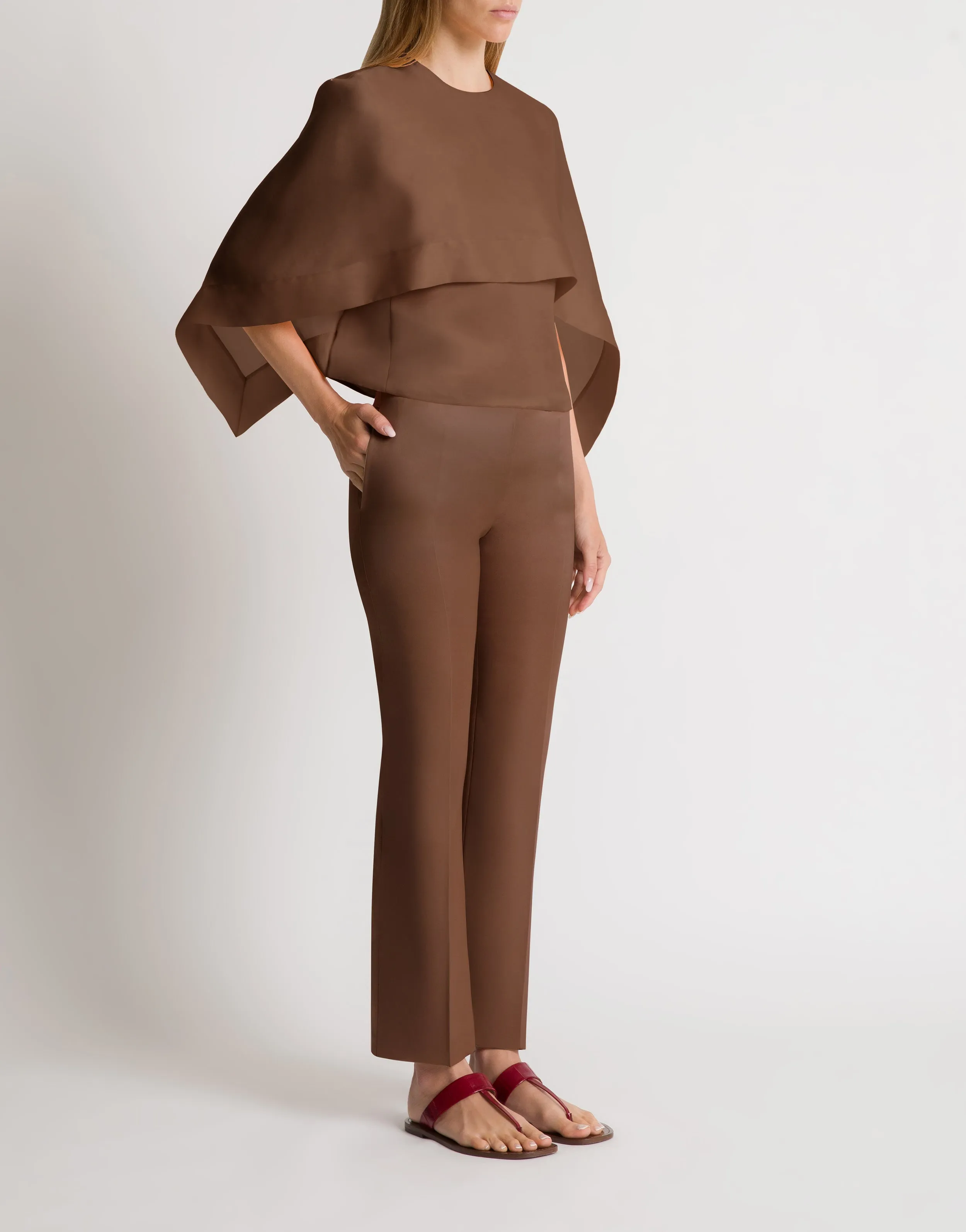 Top cappa in organza di seta sold by Philosophy di Lorenzo Serafini product image thumbnail 2