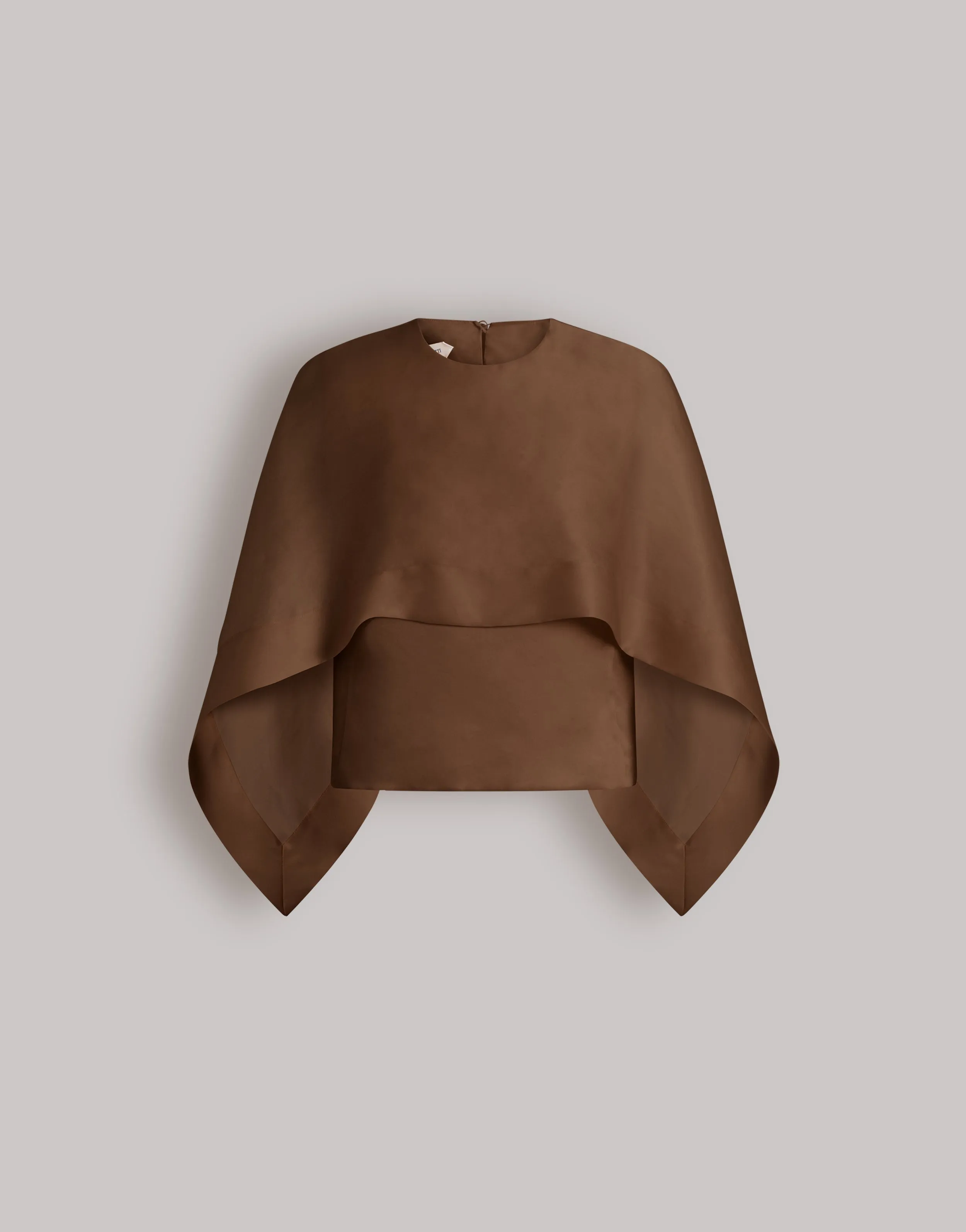 Top cappa in organza di seta sold by Philosophy di Lorenzo Serafini
