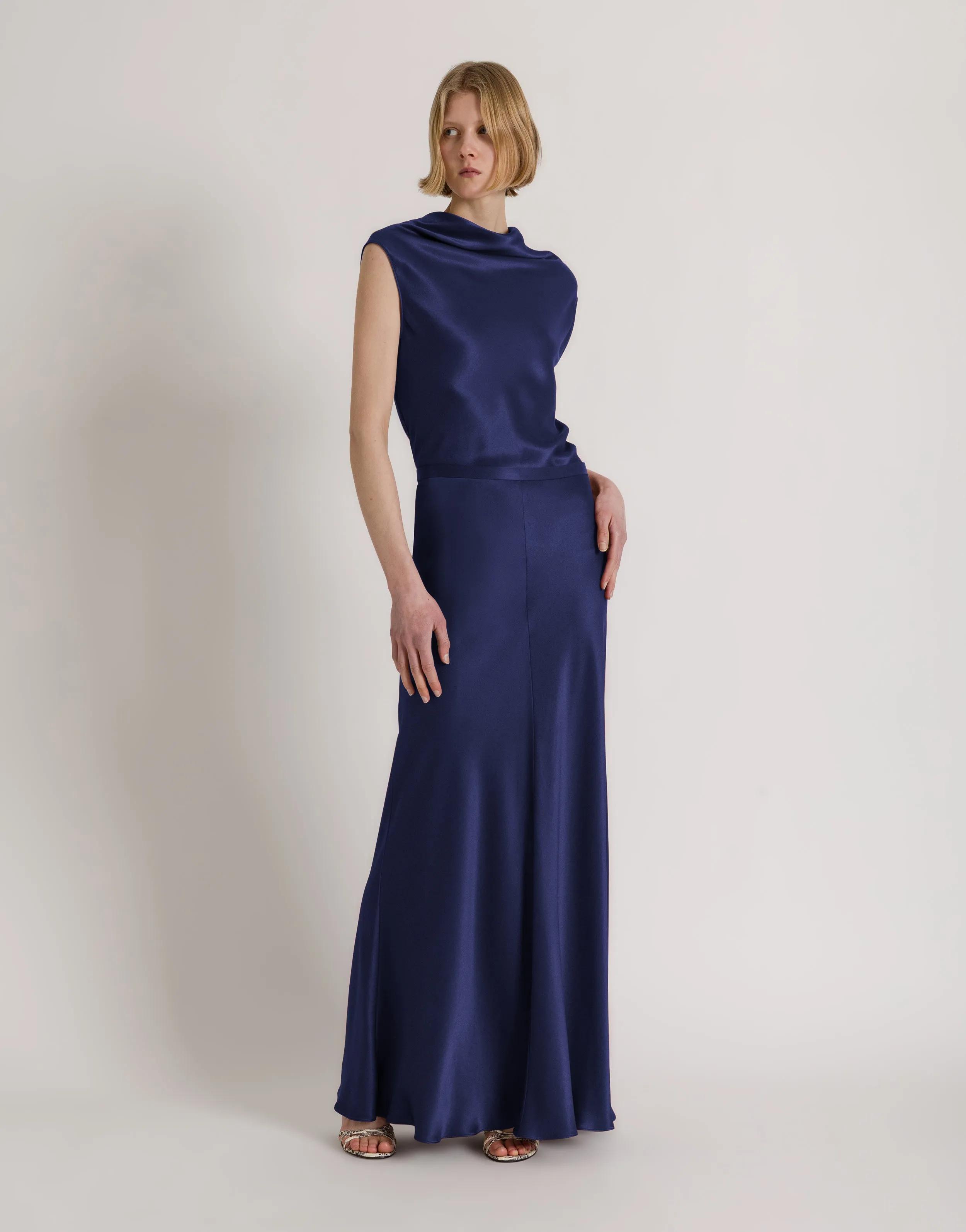 Top in raso con scollo fluido sold by Philosophy product image thumbnail 2