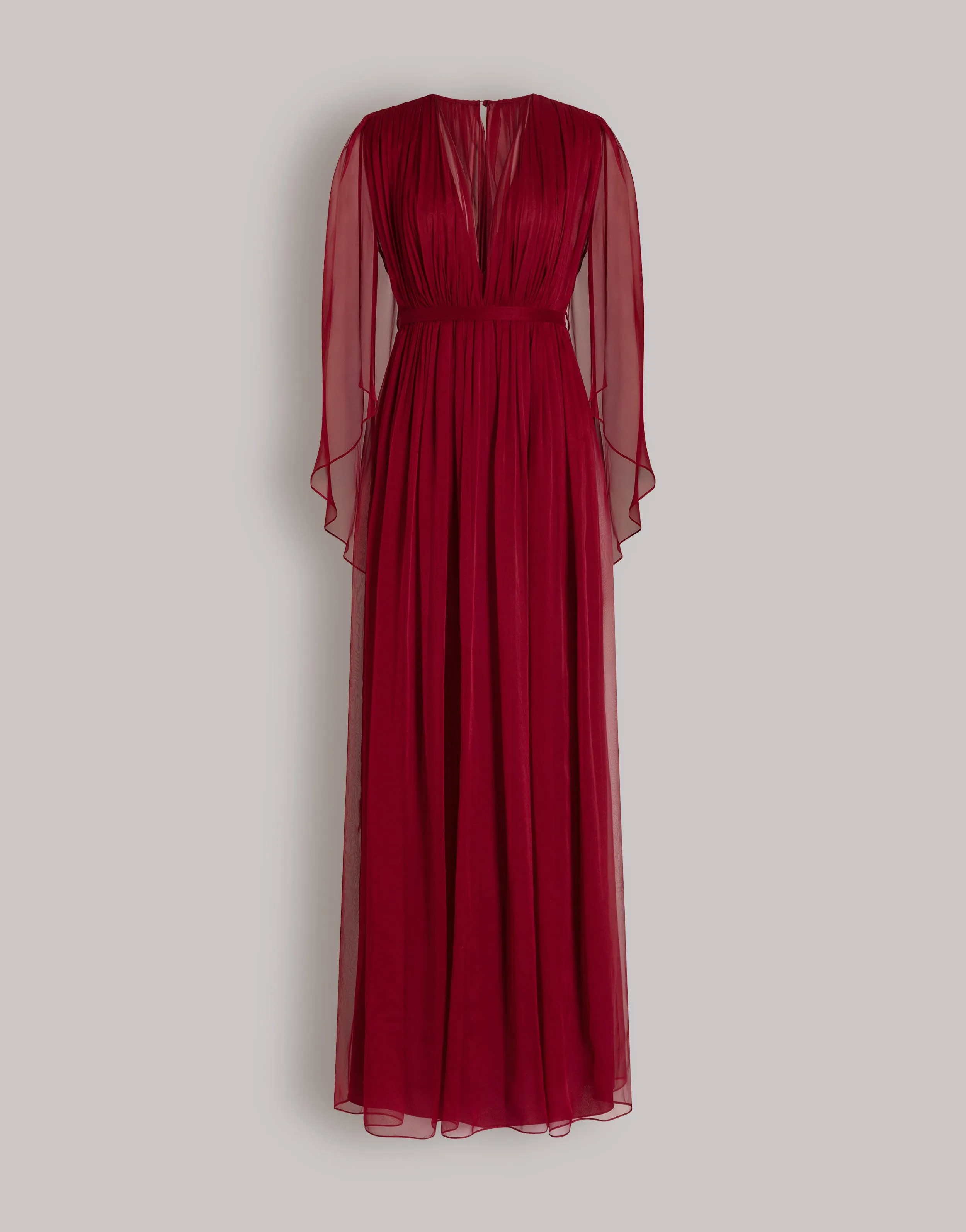 Abito lungo in chiffon con mantella sold by Philosophy di Lorenzo Serafini