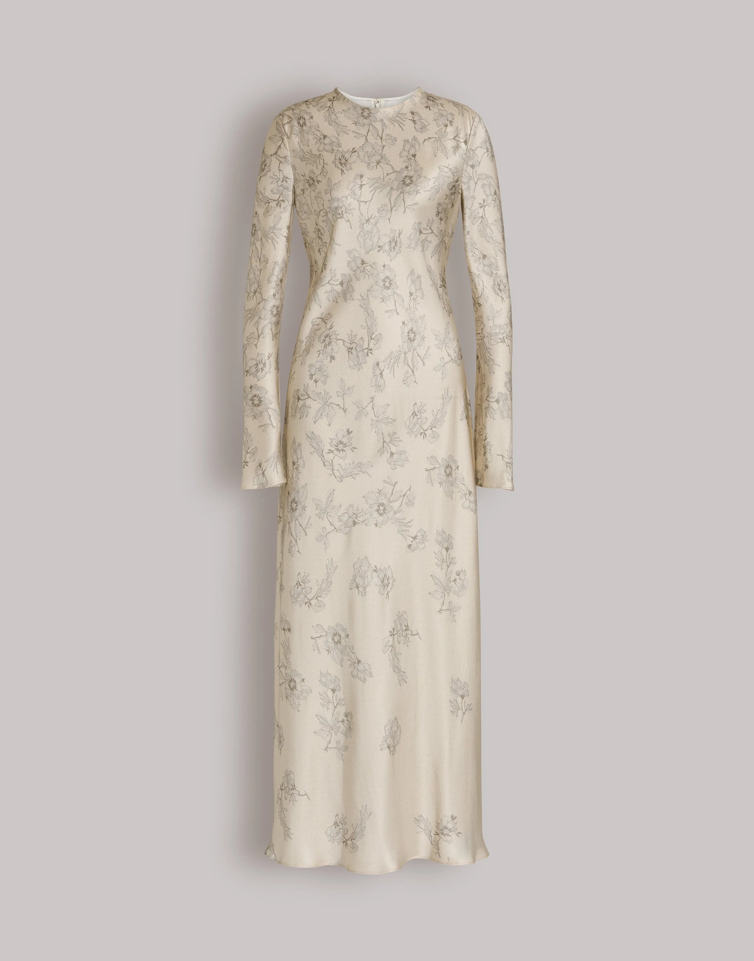 Abito in raso jacquard floreale sold by Philosophy di Lorenzo Serafini