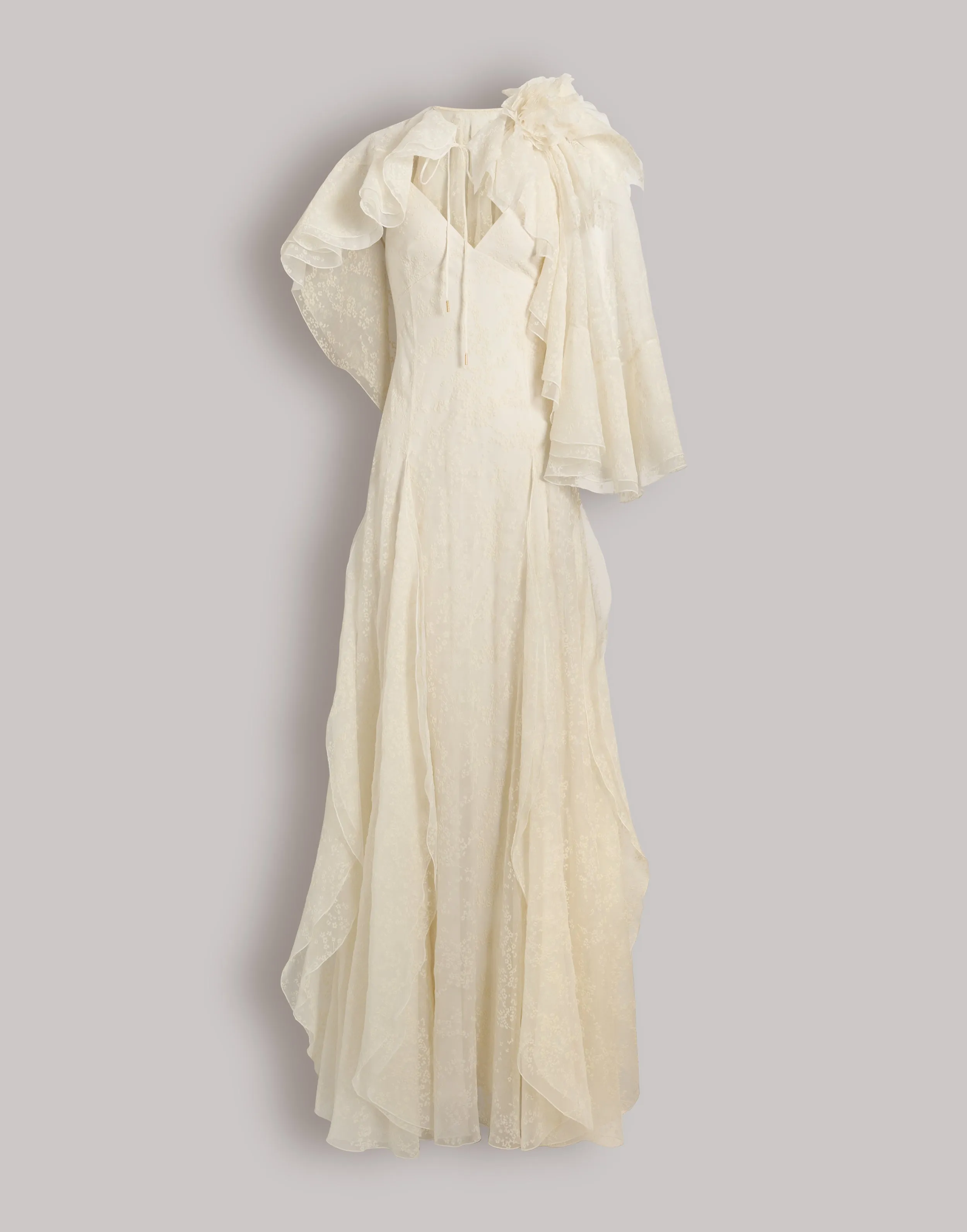 Abito bianco in tulle di seta sold by Philosophy di Lorenzo Serafini