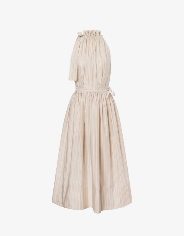 Abito longuette in cotone rigato sold by Philosophy di Lorenzo Serafini