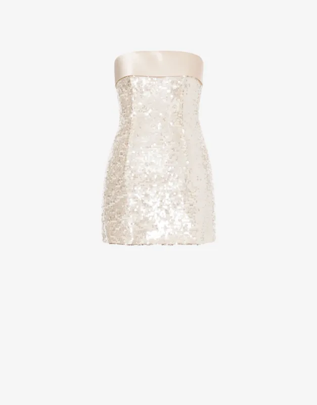 Minidress tubino in paillettes sold by Philosophy di Lorenzo Serafini