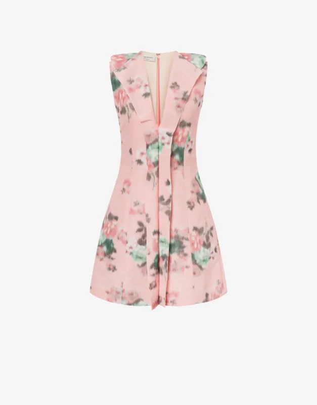 Minidress in taffetà floreale  sold by Philosophy di Lorenzo Serafini