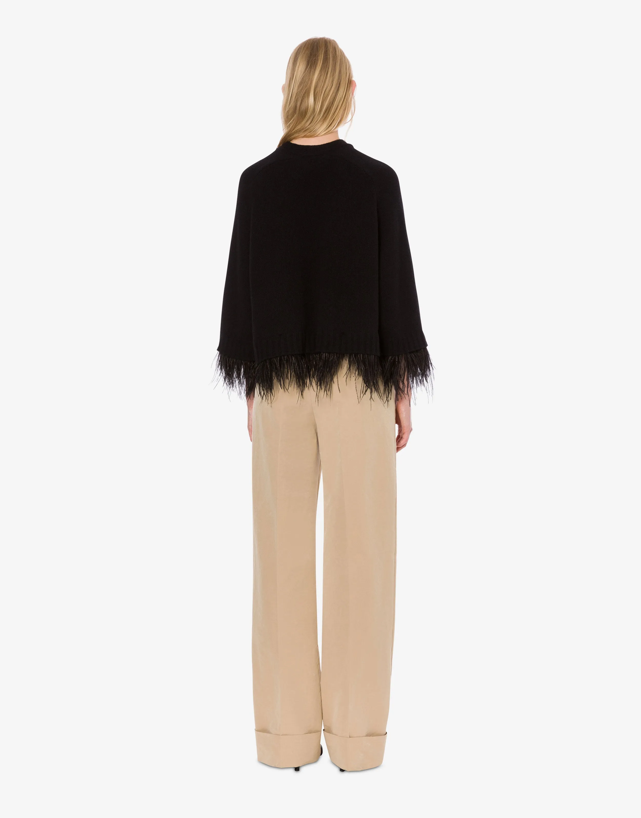 Cardigan in cashmere riciclato con piume sold by Philosophy di Lorenzo Serafini product image thumbnail 3