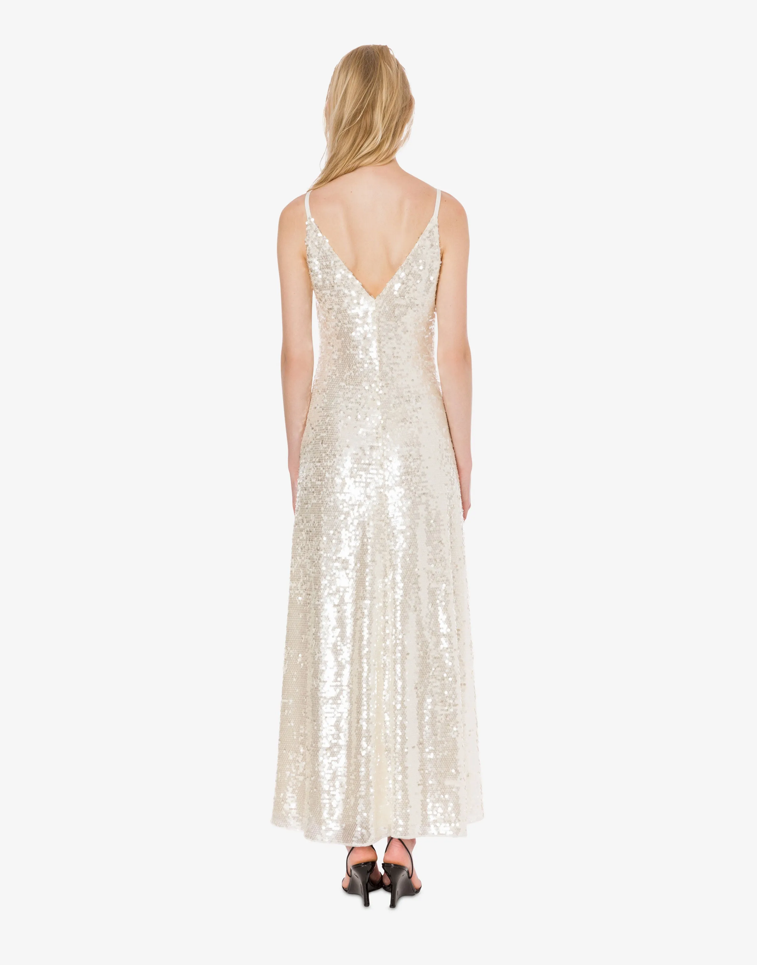 Abito lungo in paillettes sold by Philosophy di Lorenzo Serafini product image thumbnail 3
