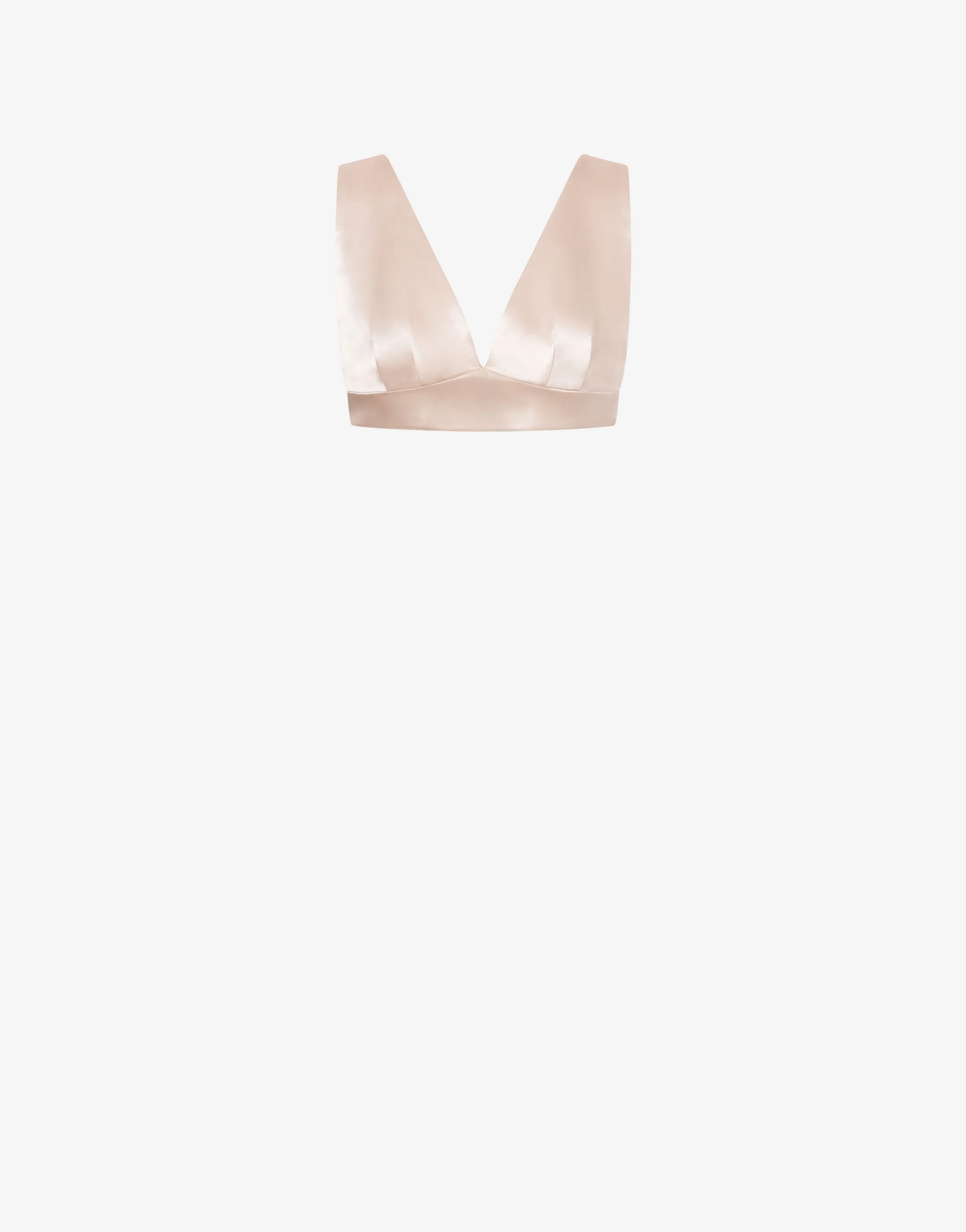 Micro top in raso sold by Philosophy di Lorenzo Serafini