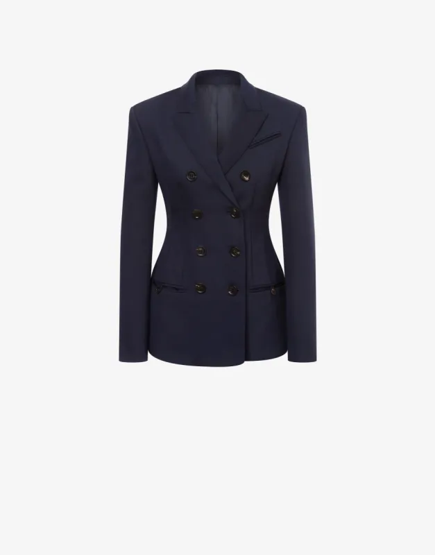 Giacca doppiopetto in lana leggera stretch

 sold by Philosophy di Lorenzo Serafini