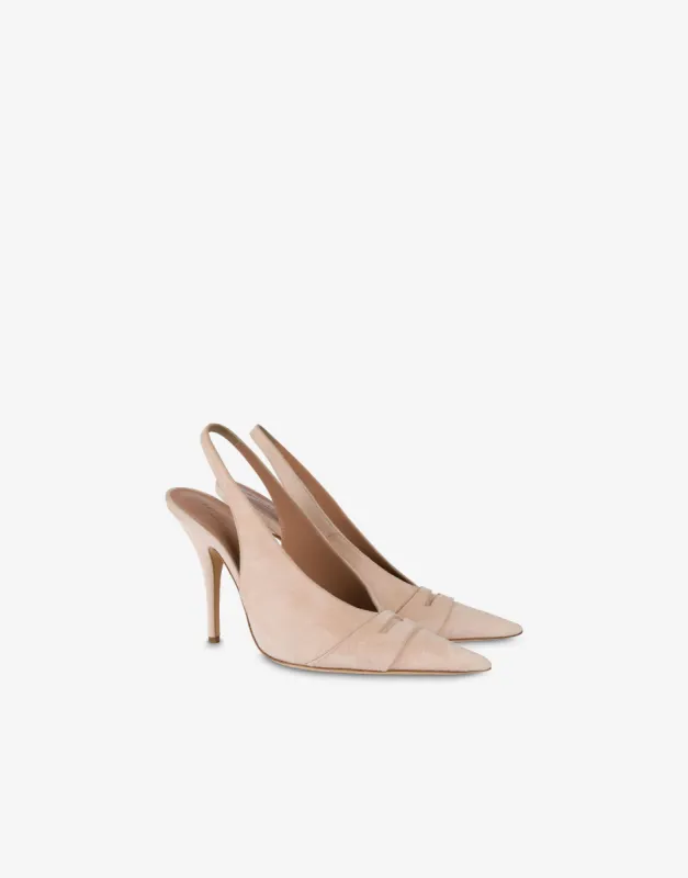 Slingback in suede sold by Philosophy di Lorenzo Serafini