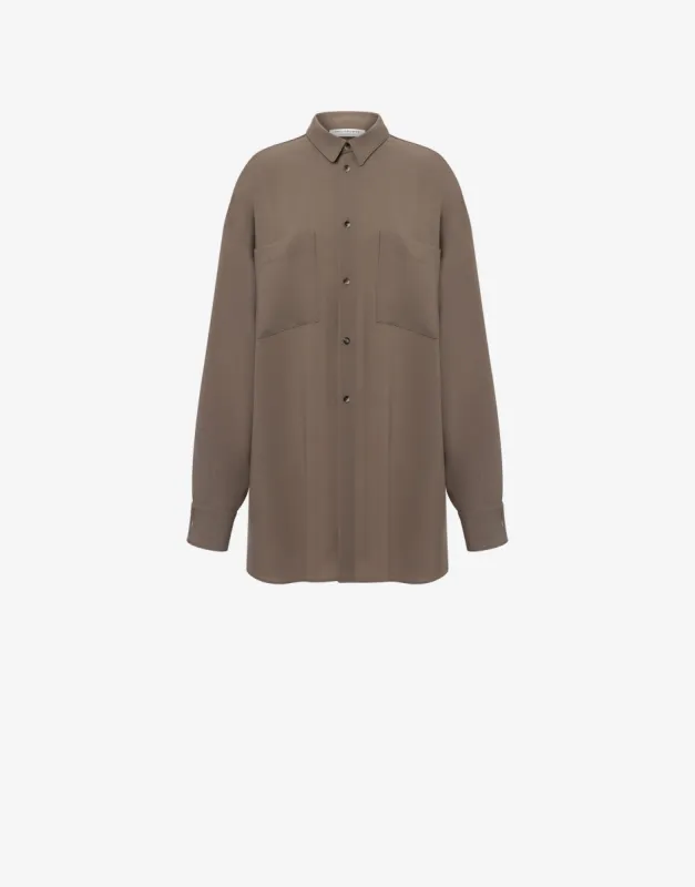Camicia oversize in crêpe leggera sold by Philosophy di Lorenzo Serafini