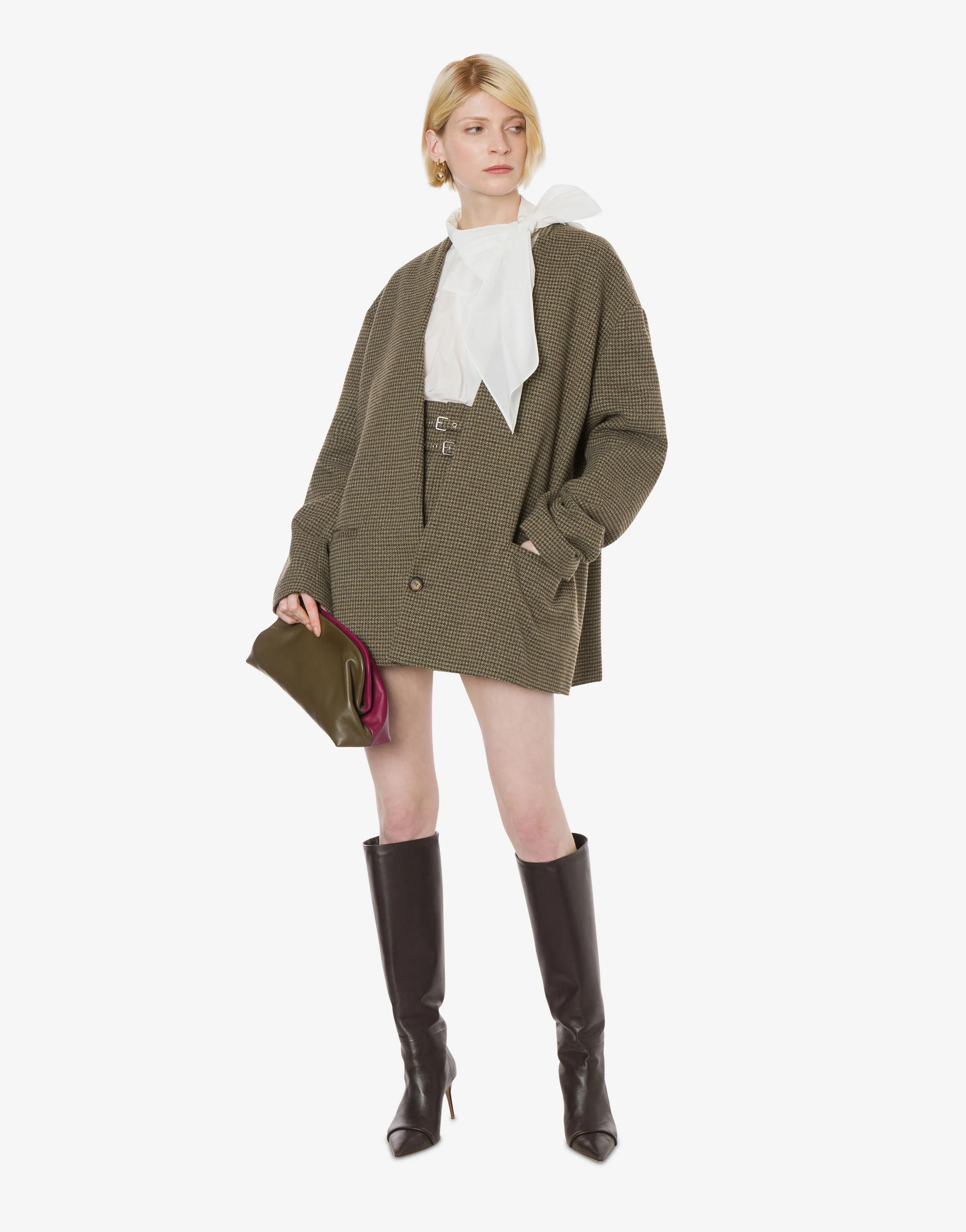 Giacca oversize in pied de poule sold by Philosophy di Lorenzo Serafini product image thumbnail 2