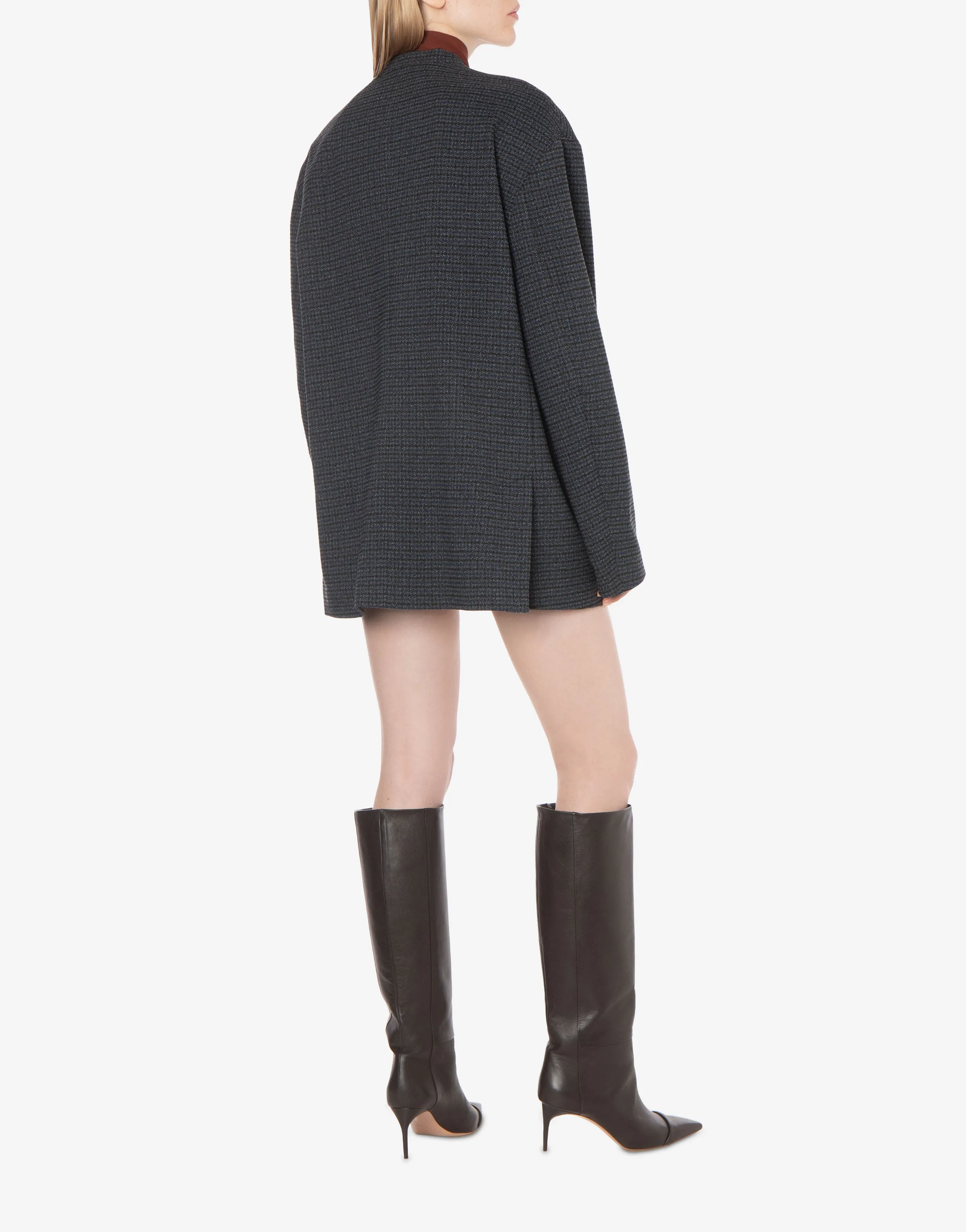 Giacca oversize in pied de poule sold by Philosophy di Lorenzo Serafini product image thumbnail 3