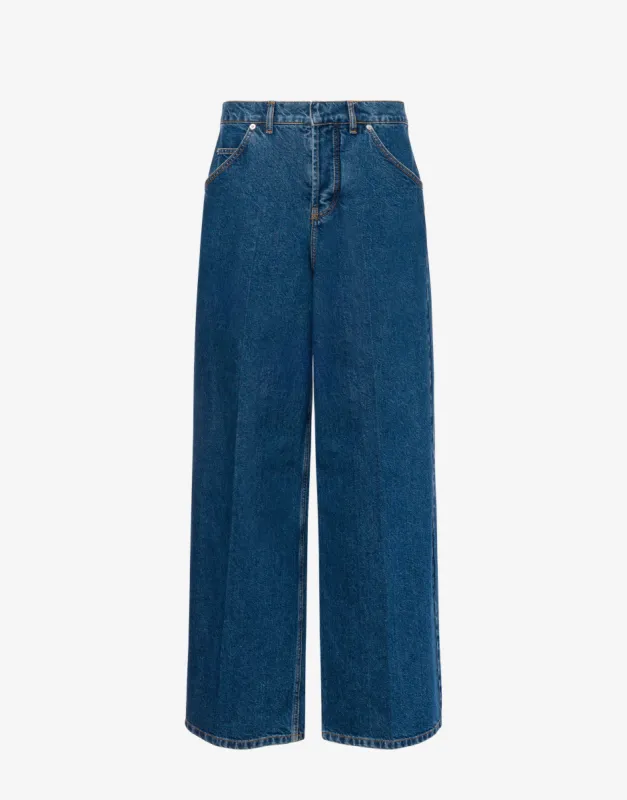 Pantalone oversize in denim  sold by Philosophy di Lorenzo Serafini
