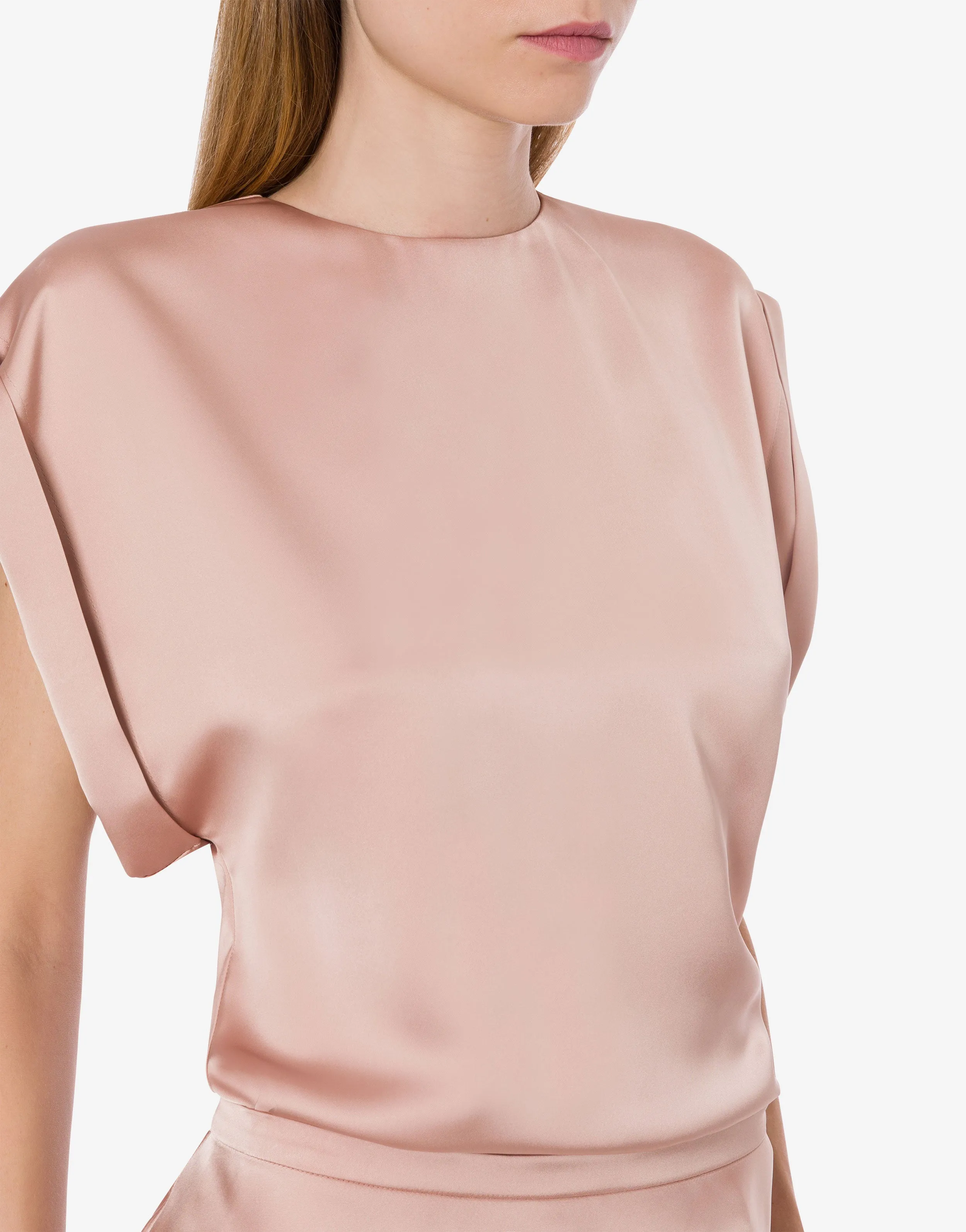 Blusa in raso con maniche rollate sold by Philosophy di Lorenzo Serafini product image thumbnail 4