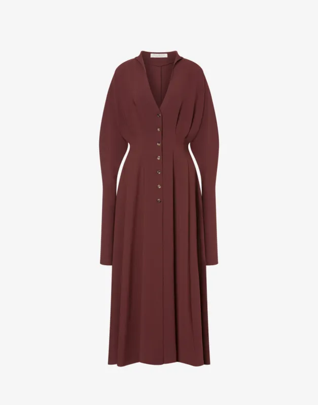 Abito chemisier in light crêpe sold by Philosophy di Lorenzo Serafini