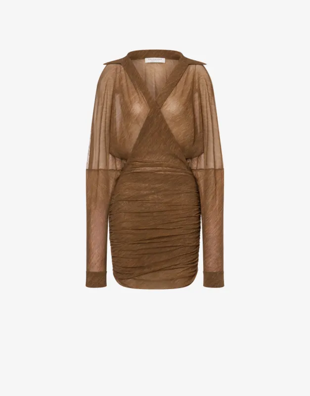 Minidress in tulle stretch sold by Philosophy di Lorenzo Serafini