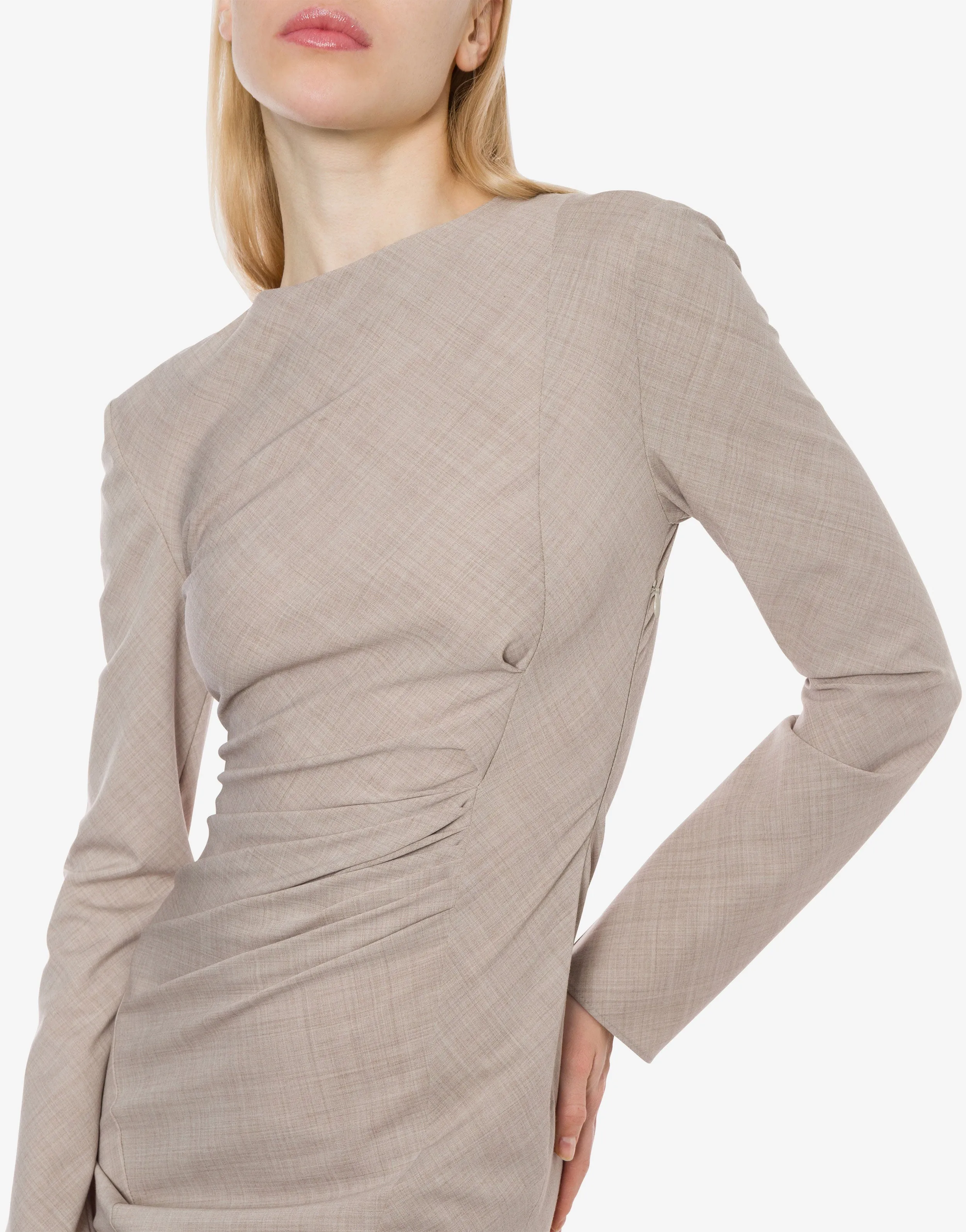 Abito asimmetrico in tropical wool sold by Philosophy di Lorenzo Serafini product image thumbnail 4