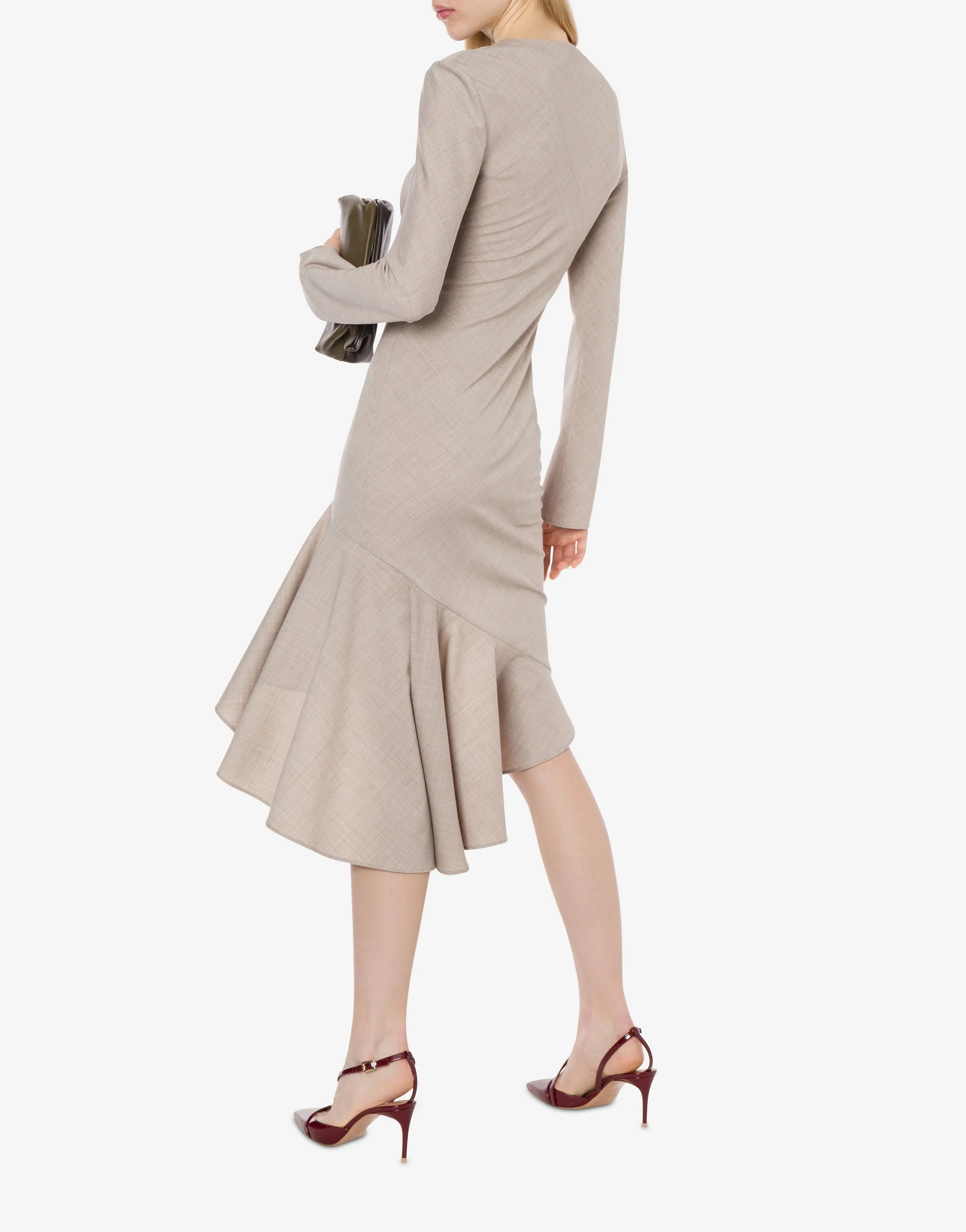 Abito asimmetrico in tropical wool sold by Philosophy di Lorenzo Serafini product image thumbnail 3