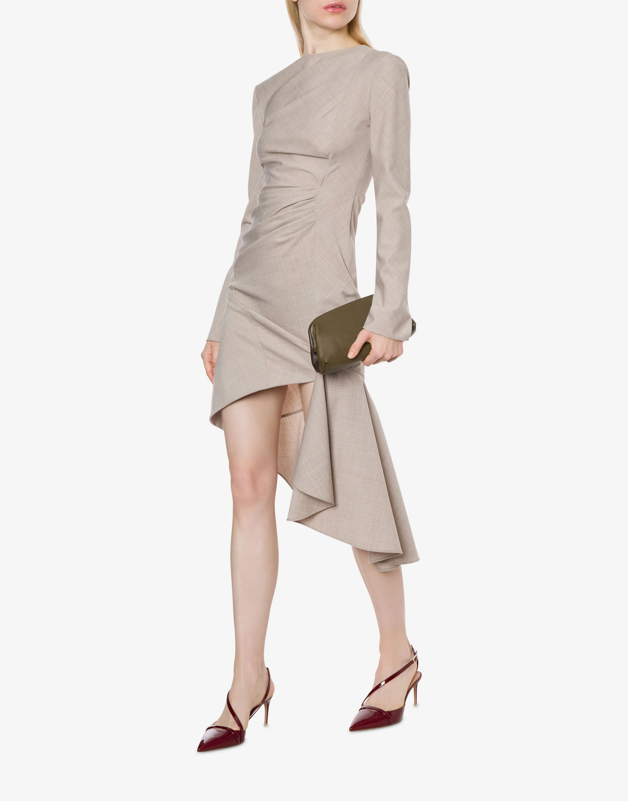 Abito asimmetrico in tropical wool sold by Philosophy di Lorenzo Serafini product image thumbnail 2