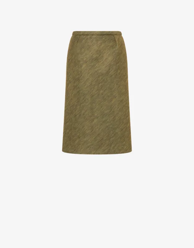 Gonna midi in scuba stampato sold by Philosophy di Lorenzo Serafini