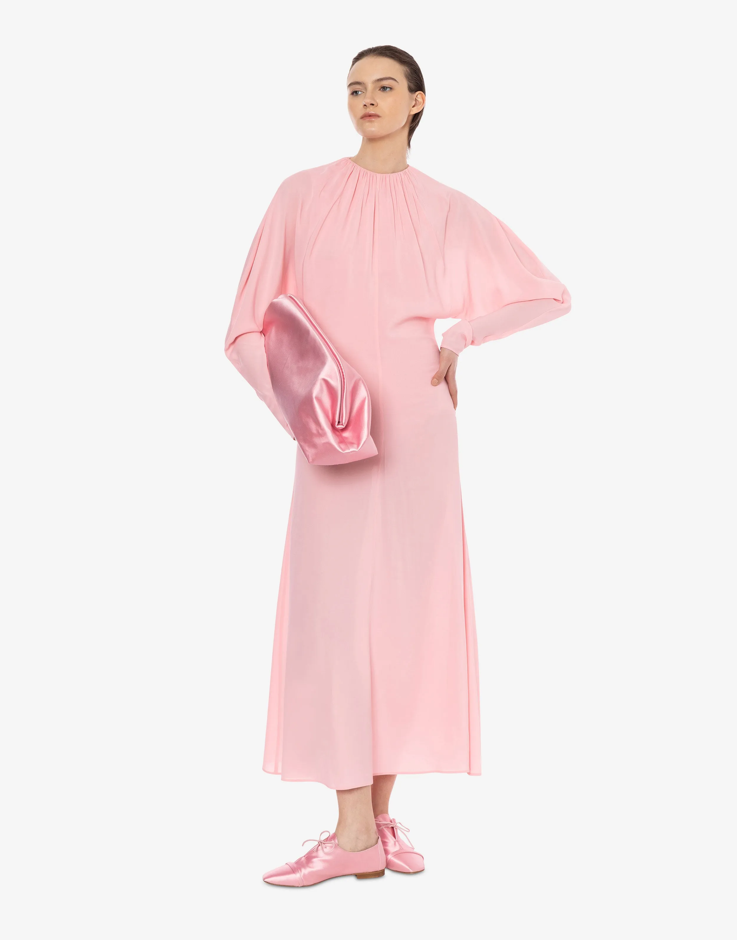 Abito lungo in georgette stretch sold by Philosophy di Lorenzo Serafini product image thumbnail 2