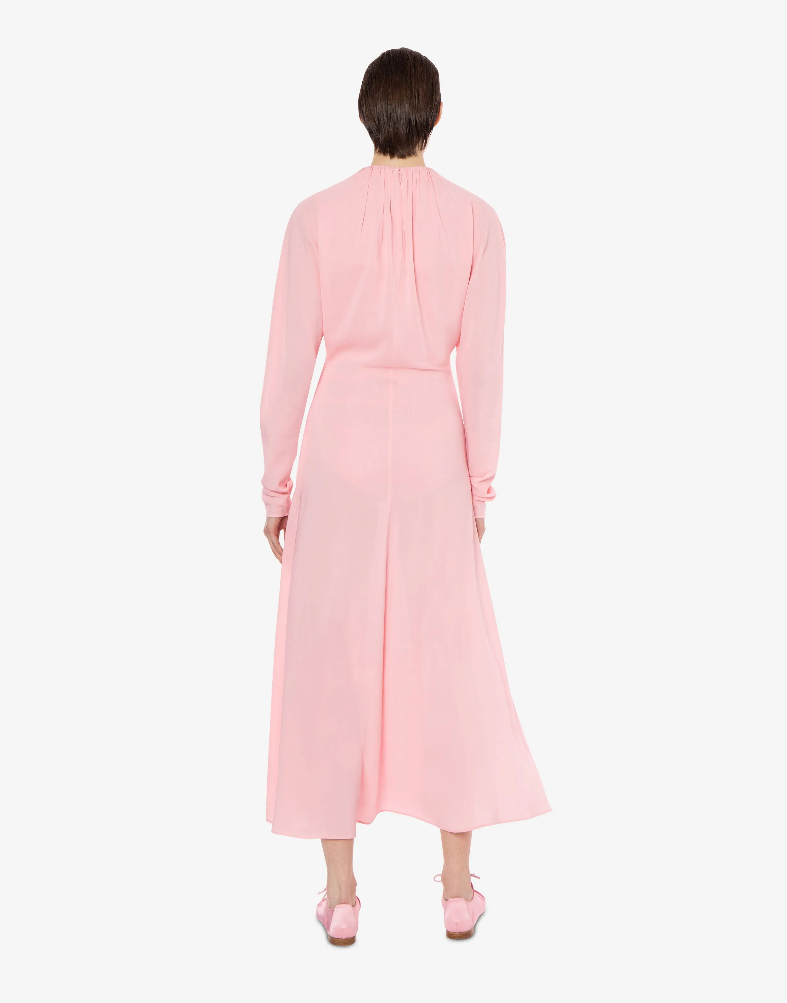 Abito lungo in georgette stretch sold by Philosophy di Lorenzo Serafini product image thumbnail 3