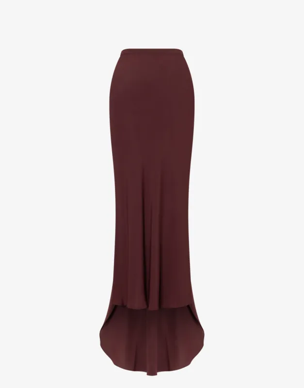 Gonna lunga in georgette stretch sold by Philosophy di Lorenzo Serafini