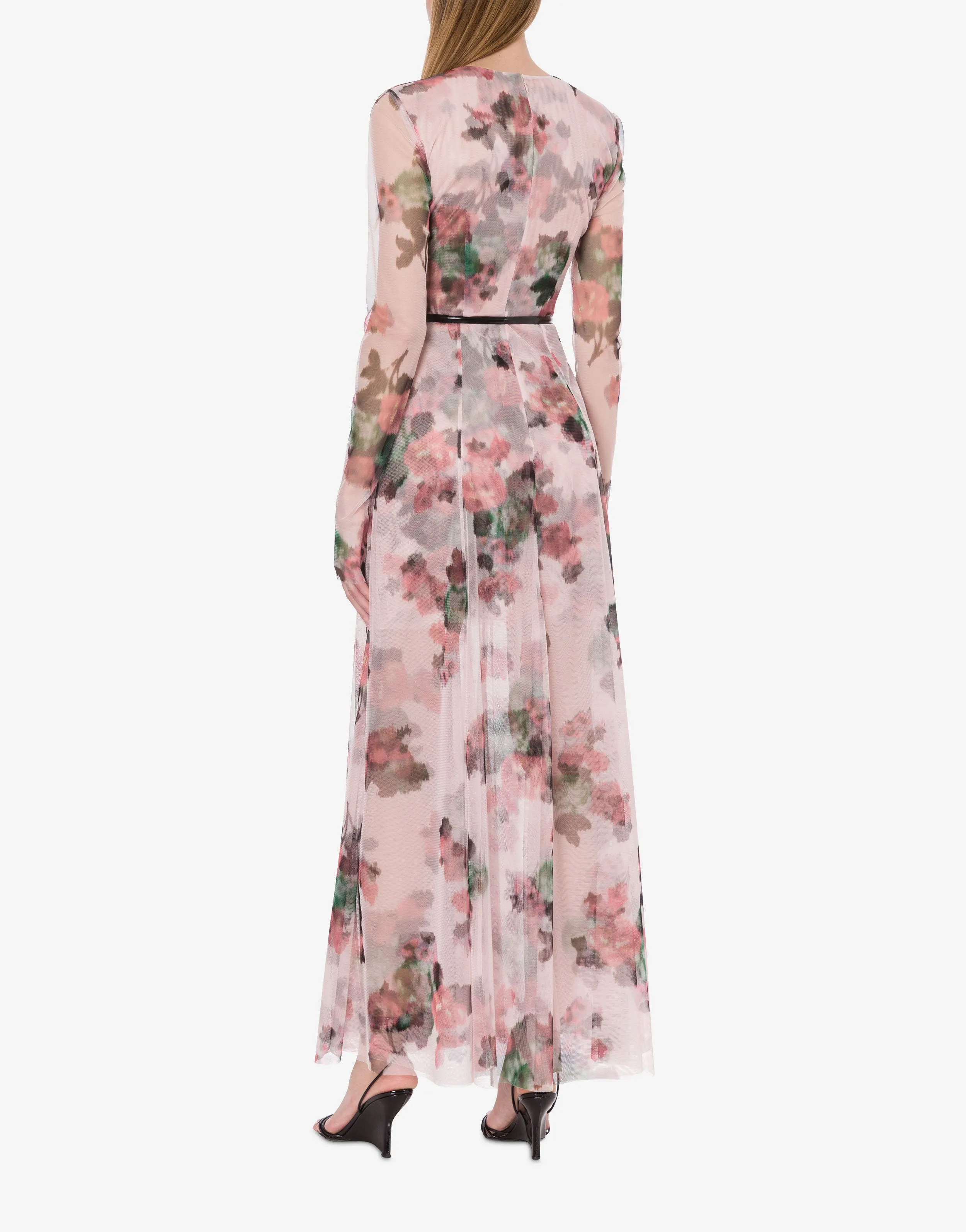 Abito lungo in tulle con stampa fiori sold by Philosophy di Lorenzo Serafini product image thumbnail 3