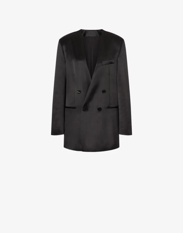 Giacca doppiopetto in duchesse sold by Philosophy di Lorenzo Serafini