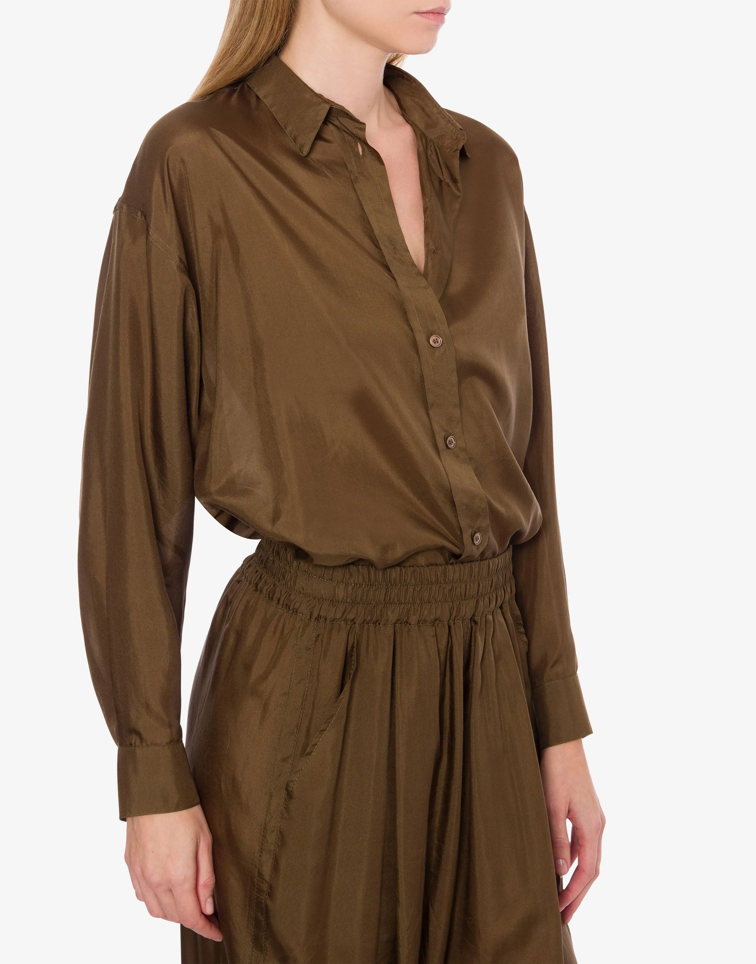 Camicia in seta habotai lavata sold by Philosophy di Lorenzo Serafini product image thumbnail 4