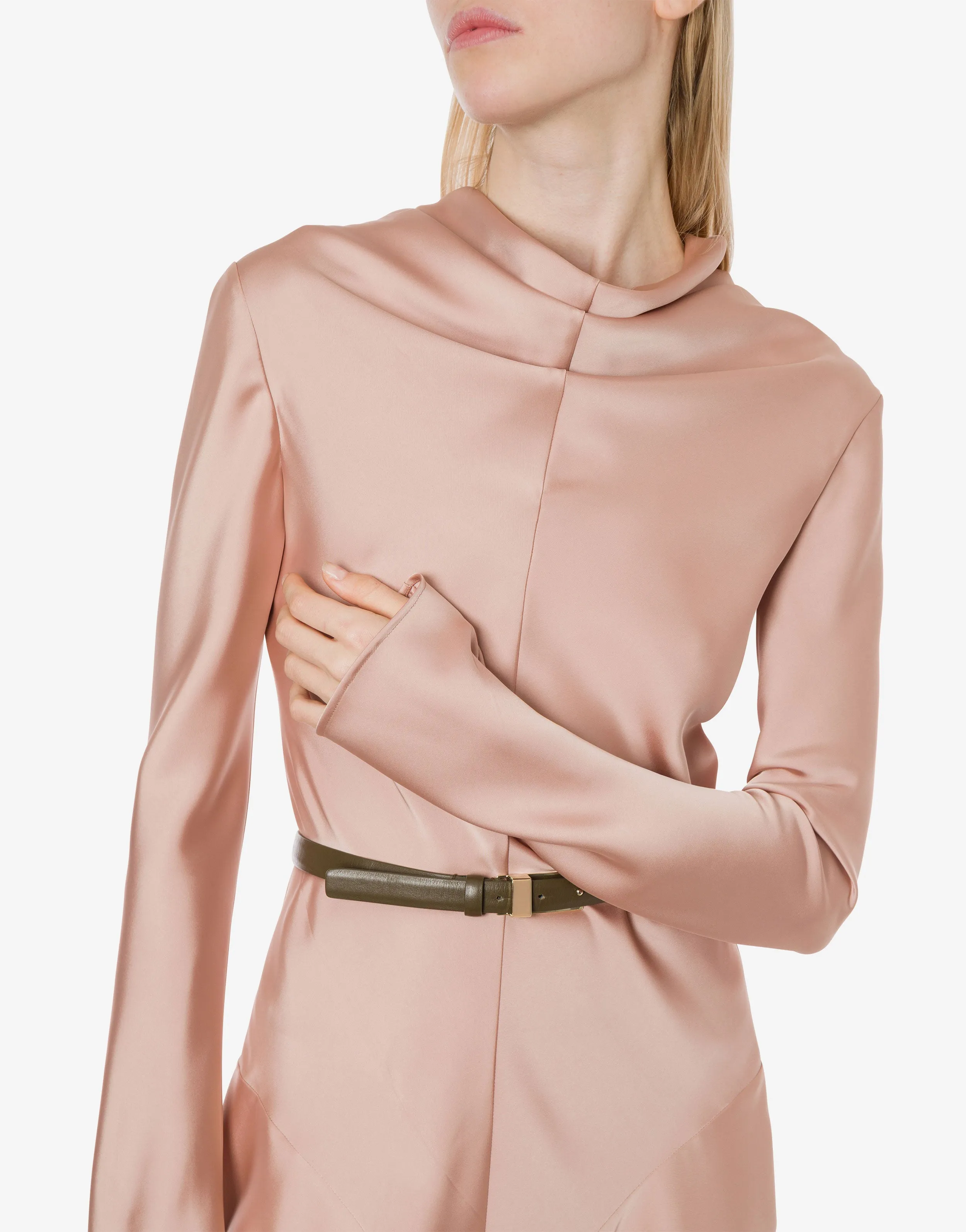 Abito lungo in raso sold by Philosophy di Lorenzo Serafini product image thumbnail 4