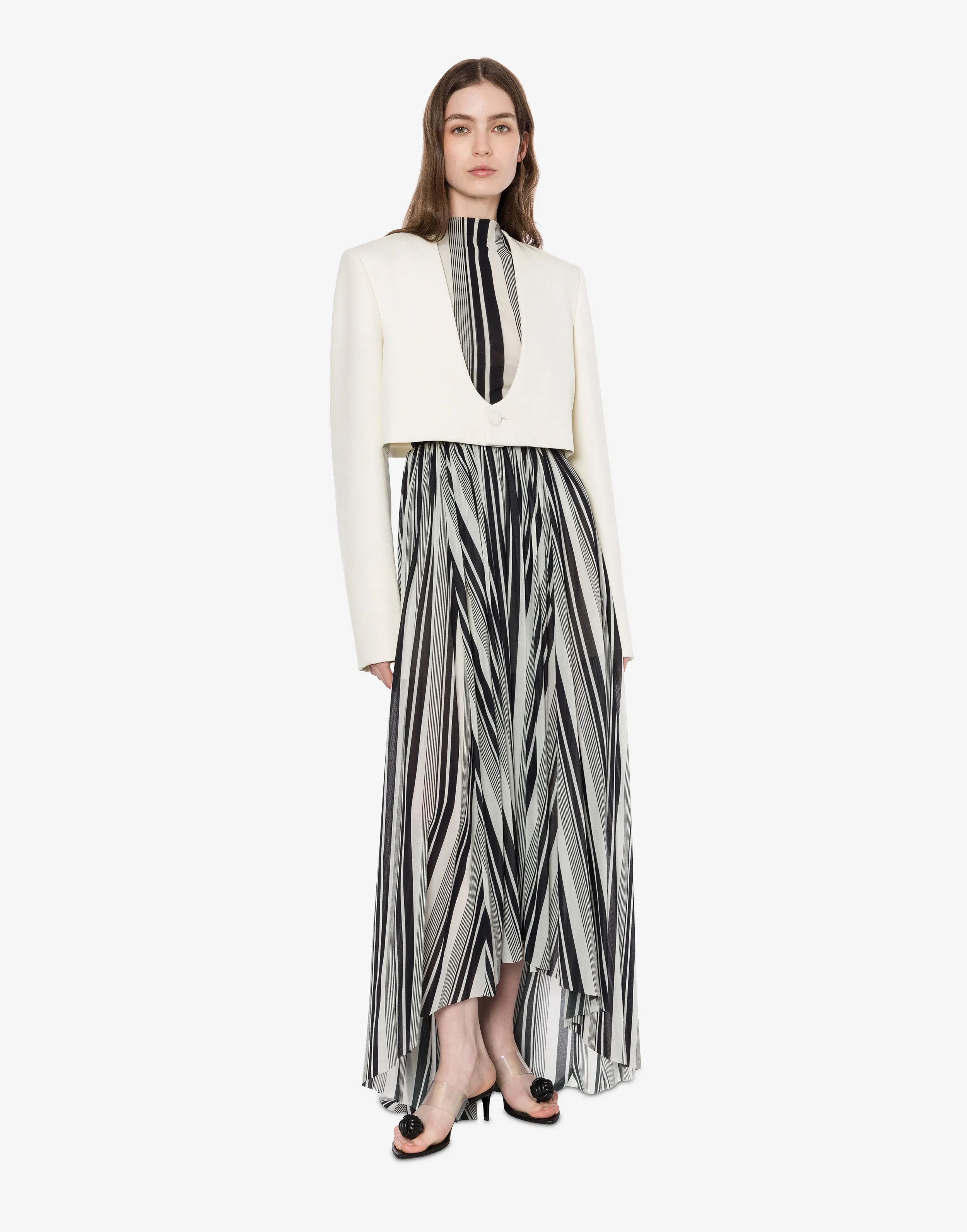 Giacca cropped in grain de poudre sold by Philosophy di Lorenzo Serafini product image thumbnail 2