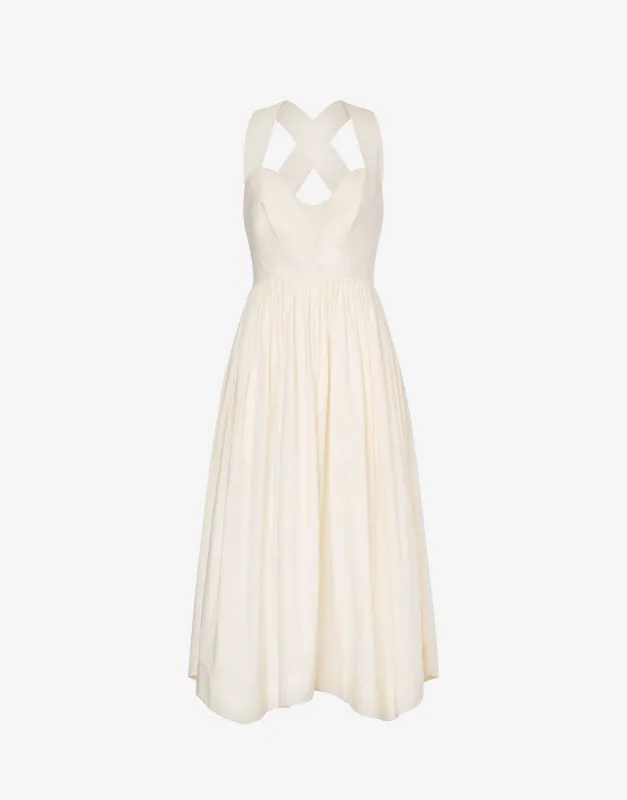 Abito longuette in popeline sold by Philosophy di Lorenzo Serafini