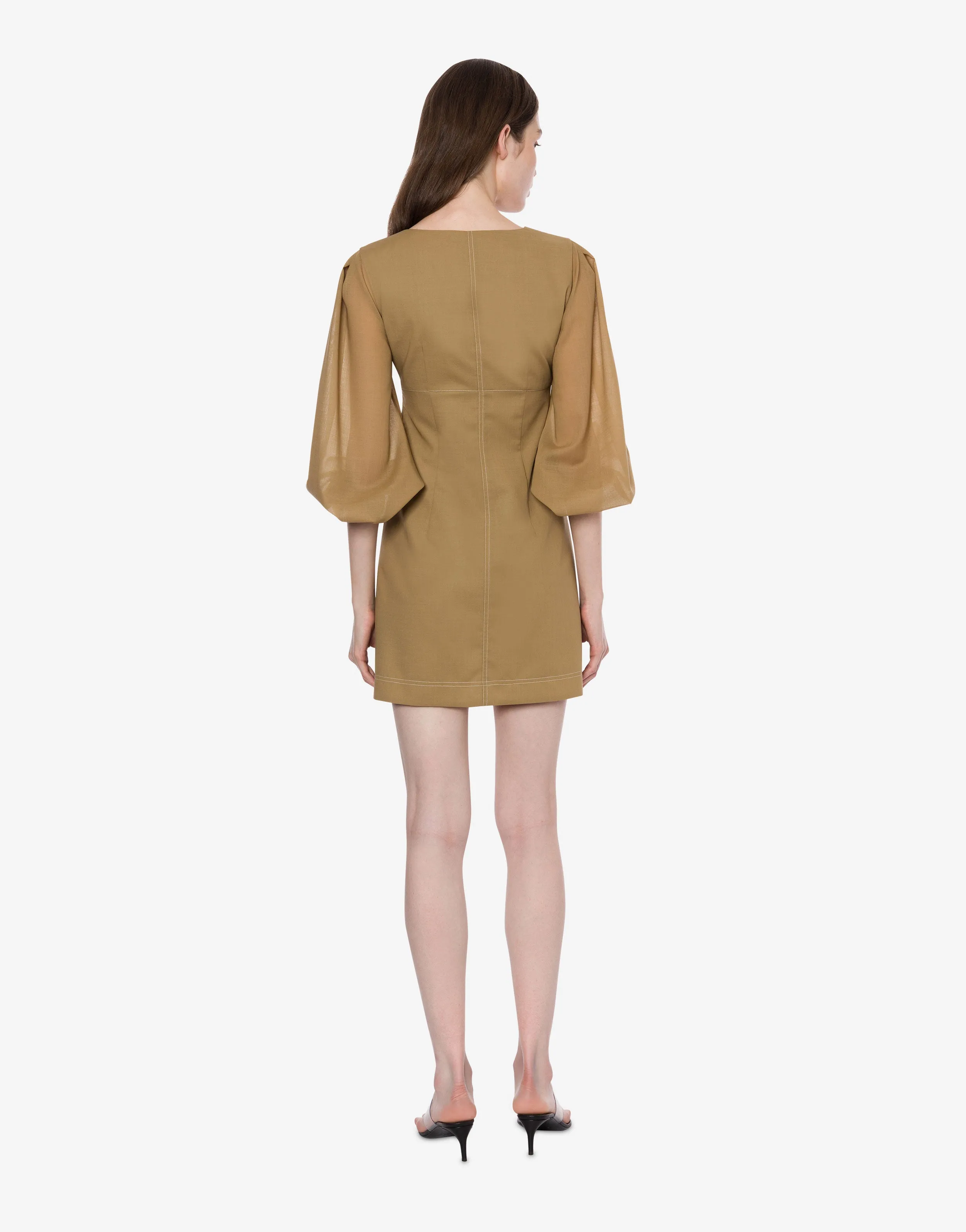Minidress in voile con maniche voluminose sold by Philosophy di Lorenzo Serafini product image thumbnail 3